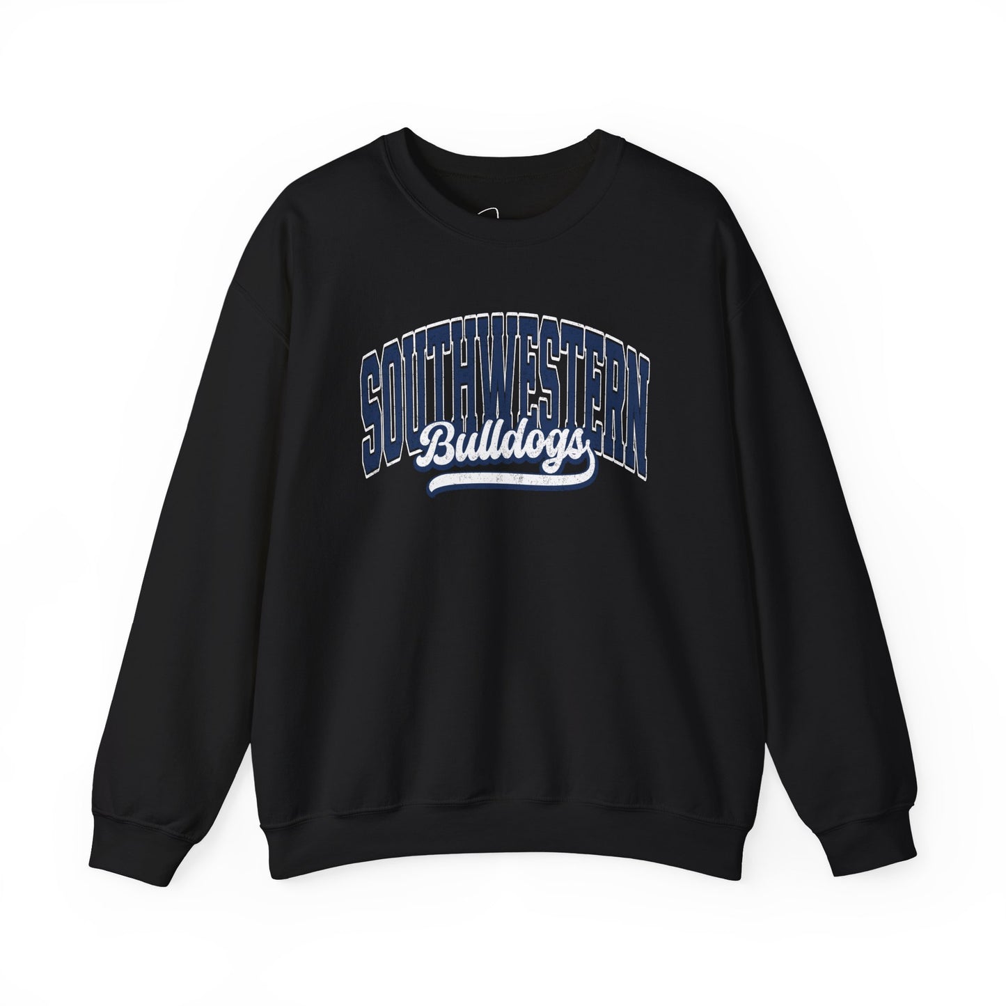 Retro bulldogs Heavy Blend™ Crewneck Sweatshirt
