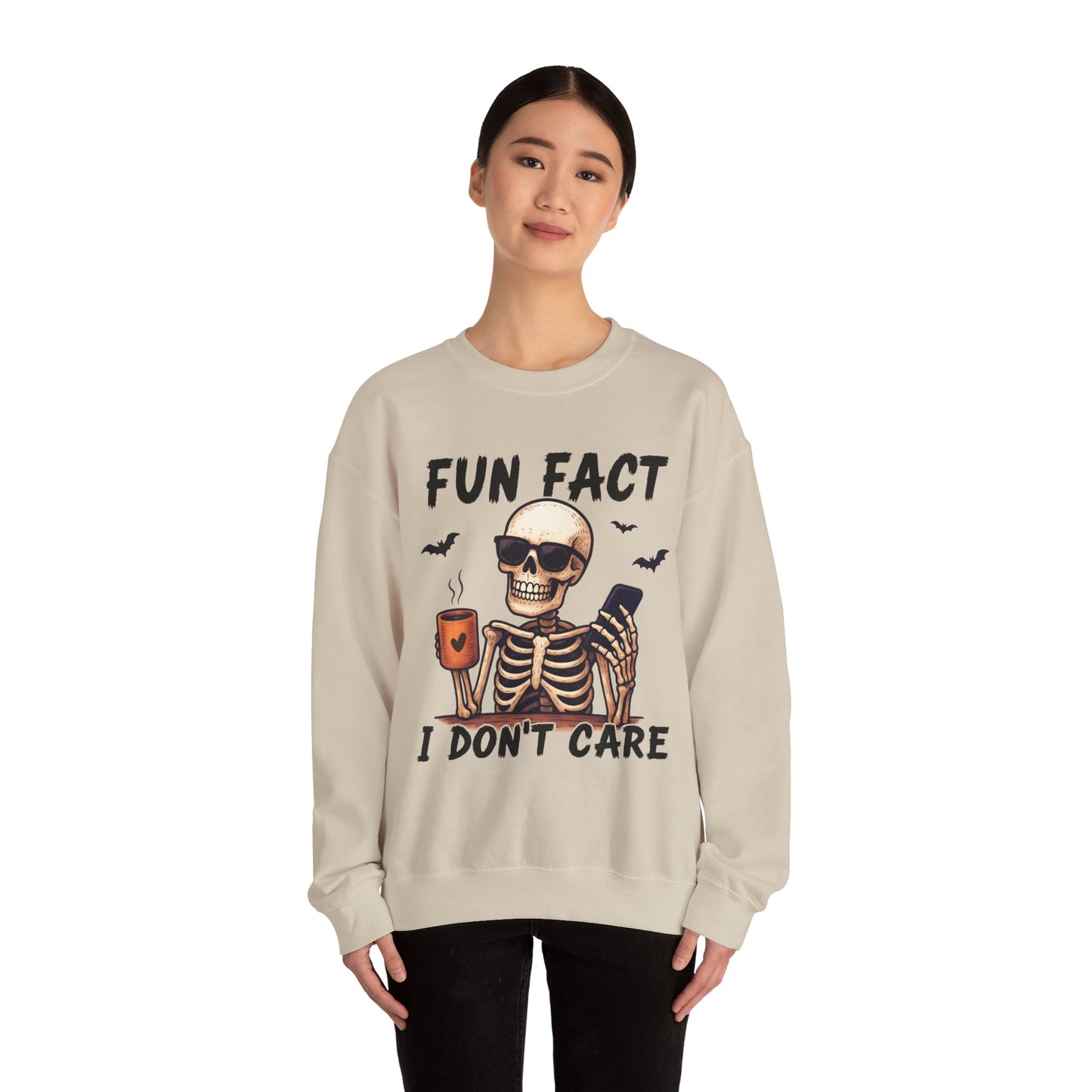 Fun Fact I Don’t Care Crewneck Sweatshirt