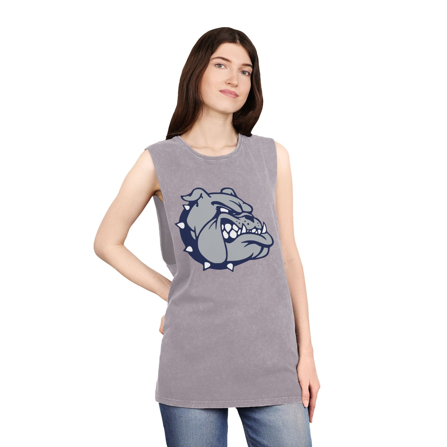 Bulldogs Stonewash Tank Top