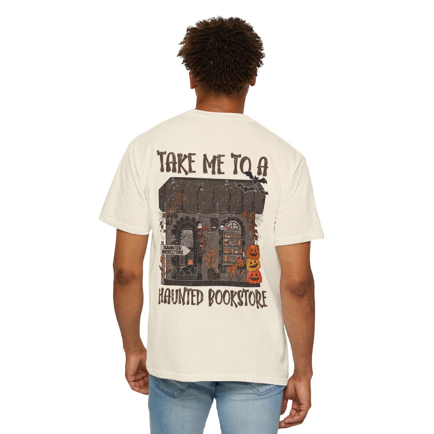 Take Me to a Haunted Bookstore Tee