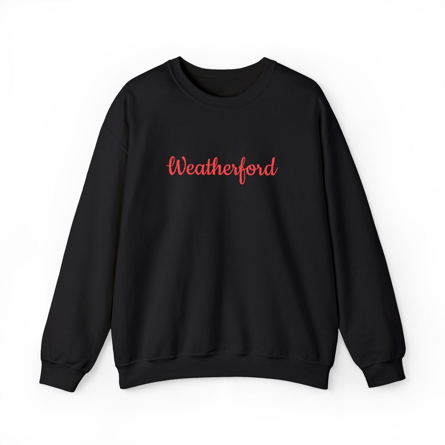 Weatherford Embroidered Crewneck