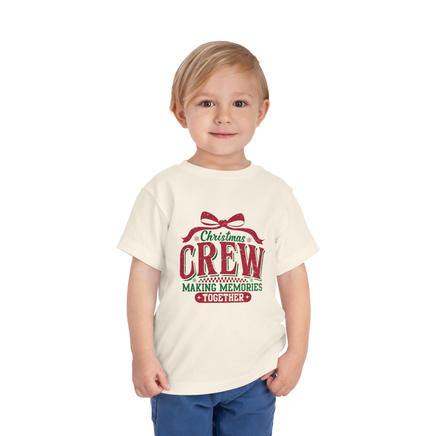 Toddler Short Sleeve Tee Christmas Crew