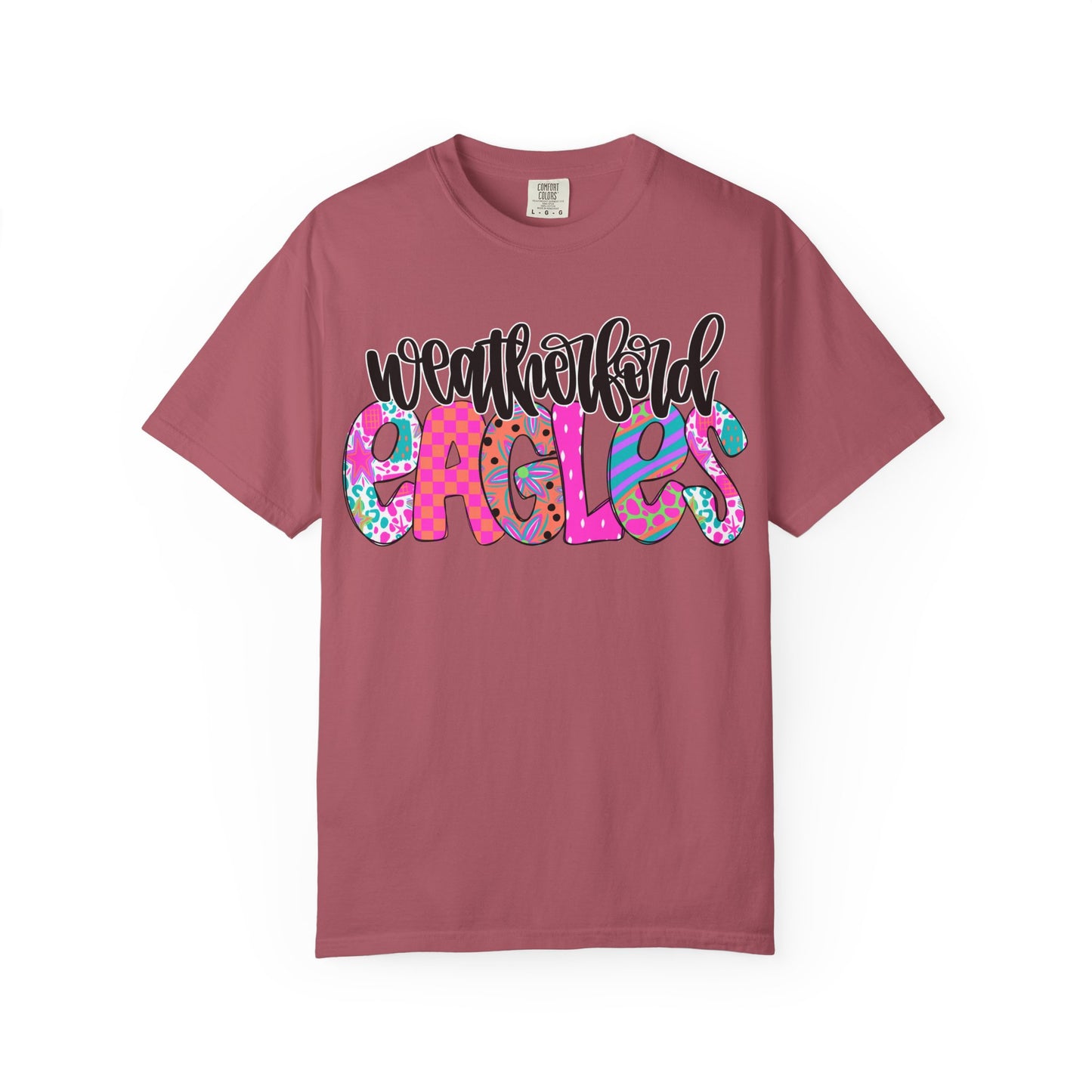 Weatherford Eagles Funky Comfort Colors Tee