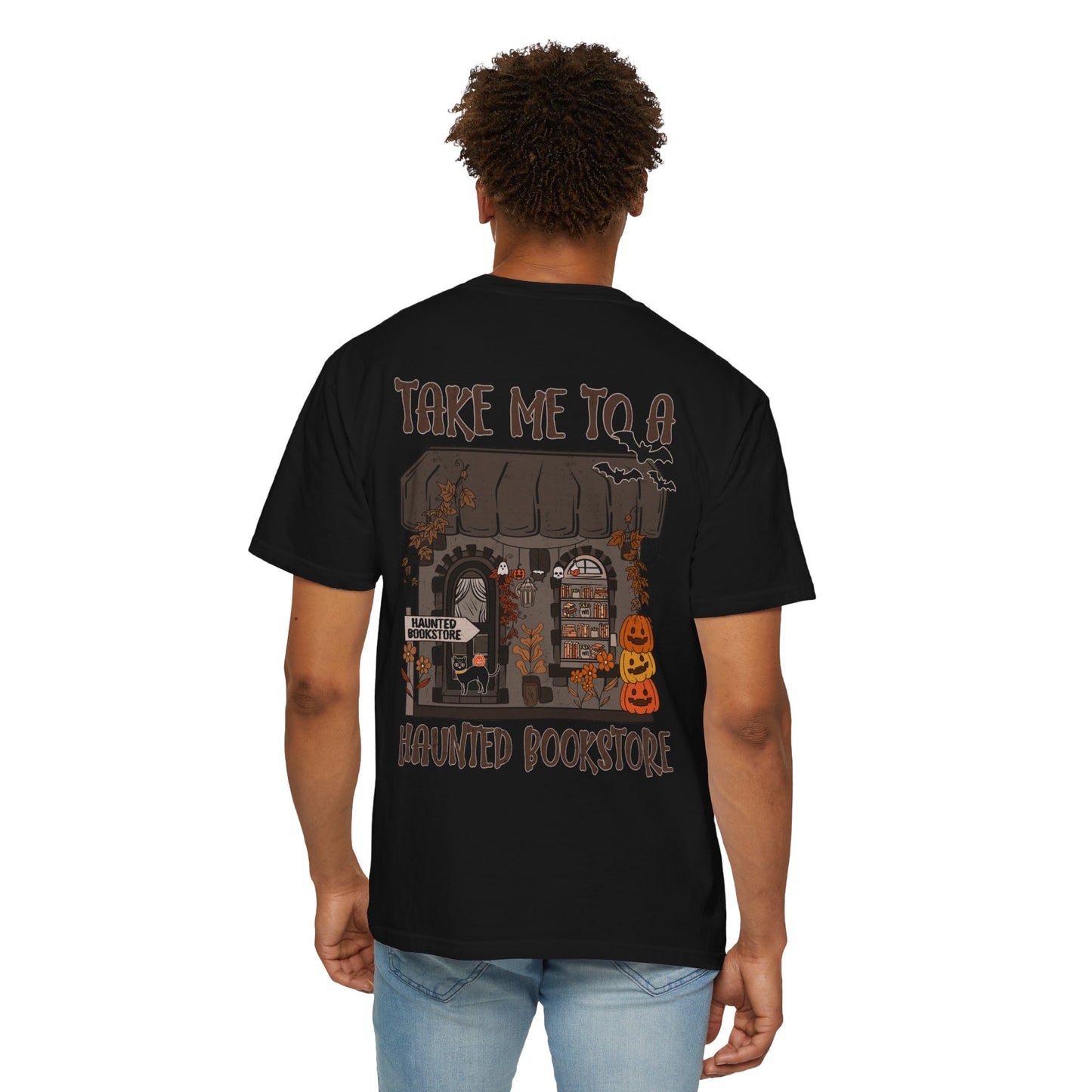 Take Me to a Haunted Bookstore Tee