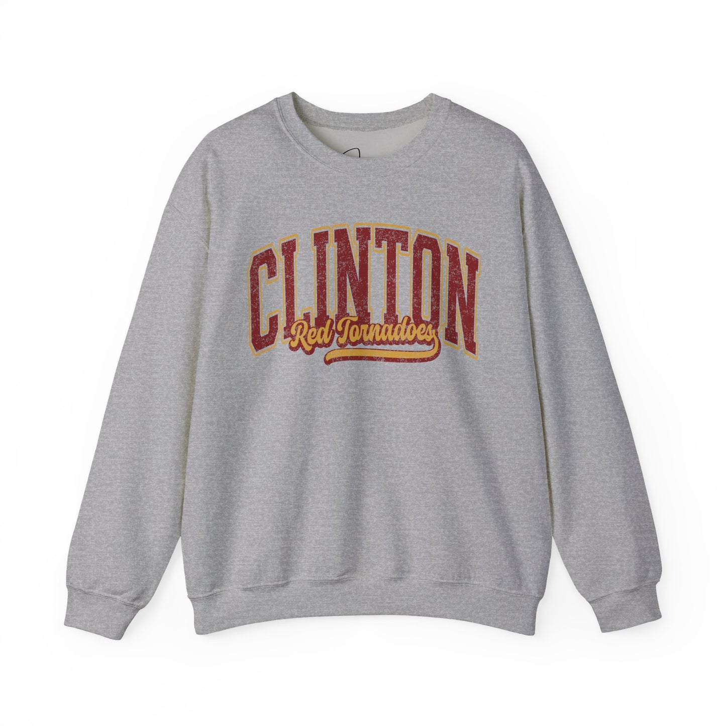 Retro Heavy Blend Crew Neck Sweatshirt Clinton Red Tornadoes