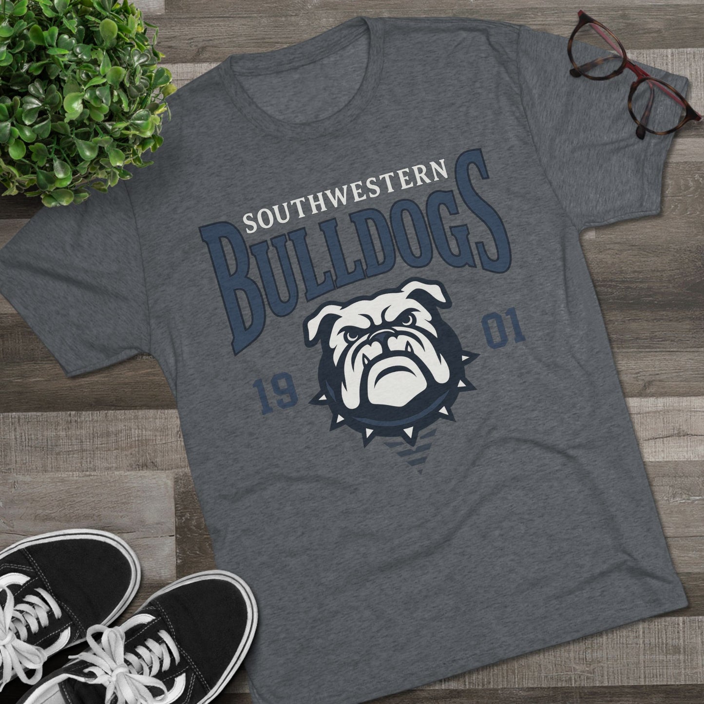 Super Soft Tri Blend Bulldogs