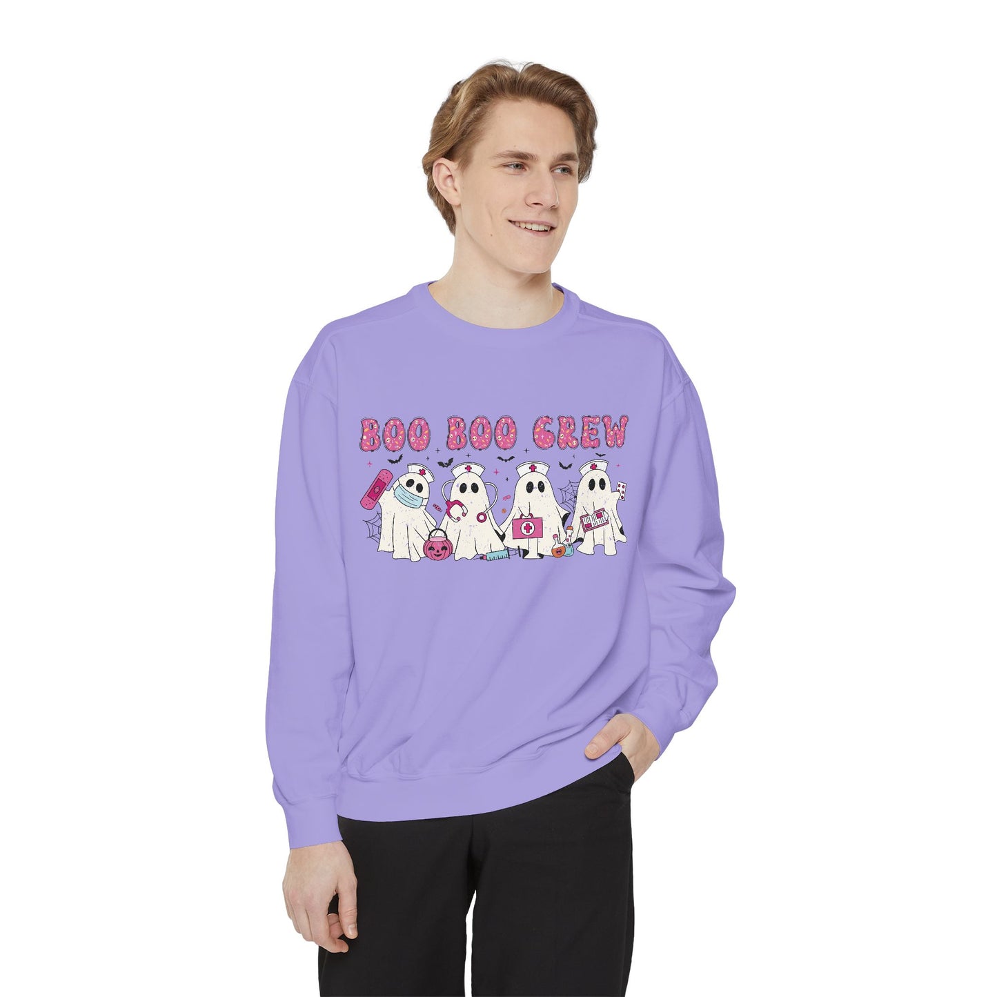 Boo Boo Crew Comfort Colors Sweatshirt
