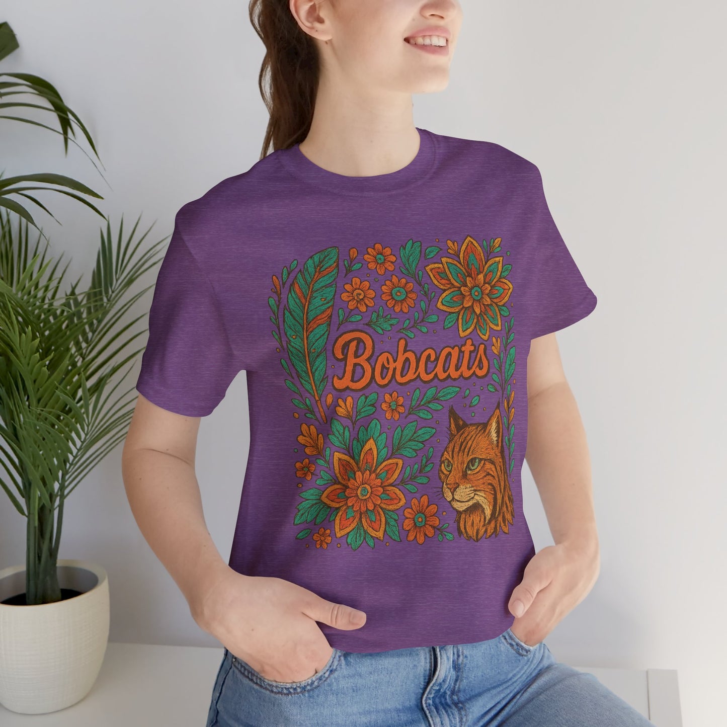 Boho Bobcats Bella Canvas