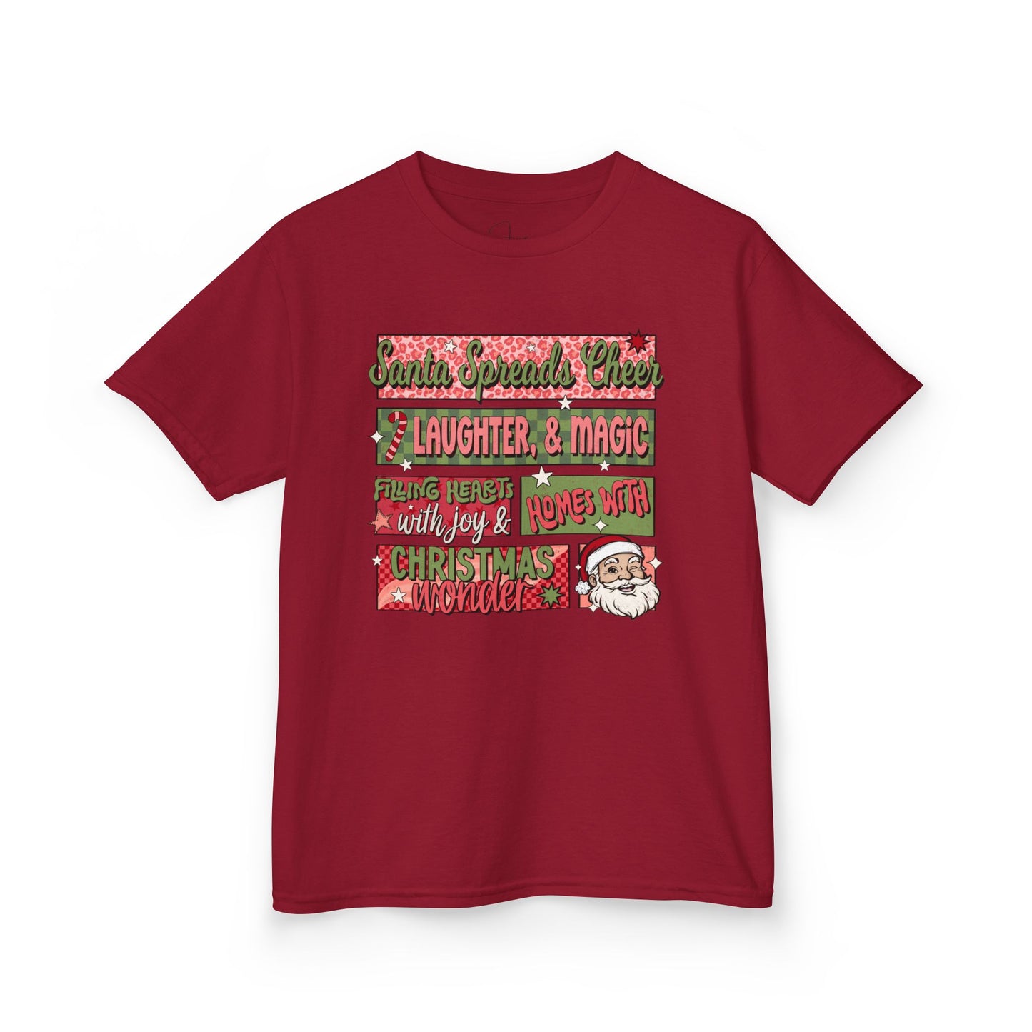 Santa Spreads Cheer Youth Tee