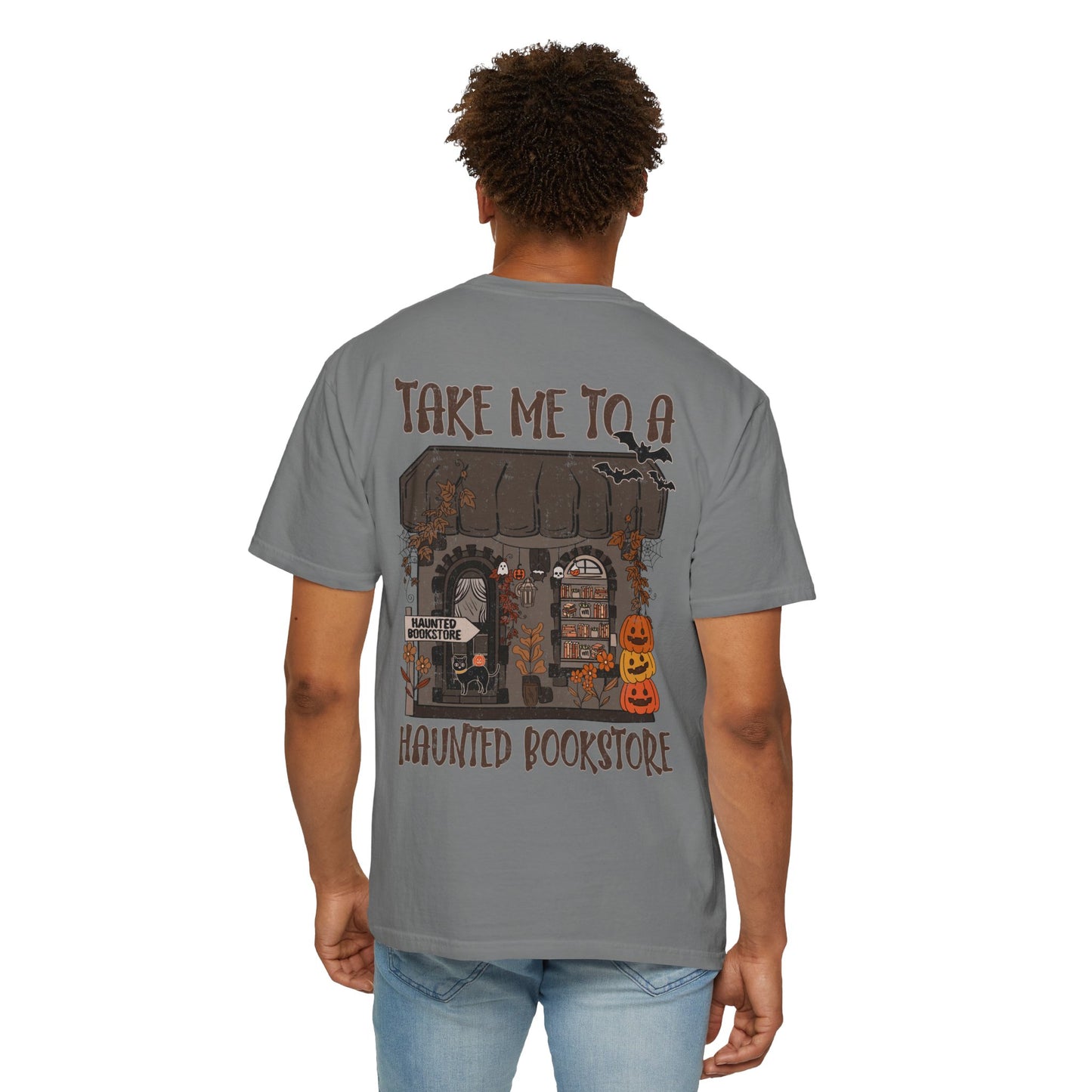 Take Me to a Haunted Bookstore Tee