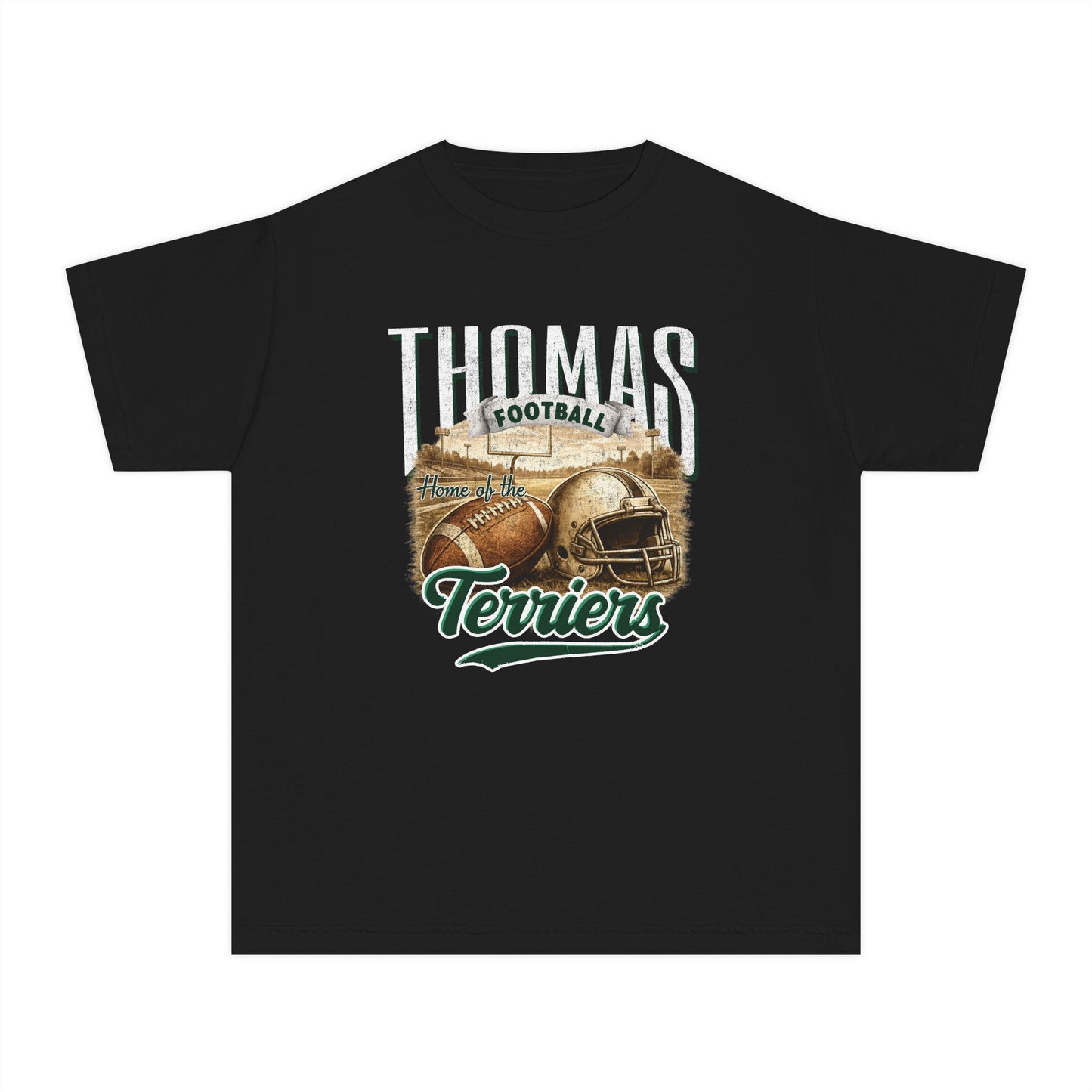 Thomas Football Retro Youth Comfort Colors