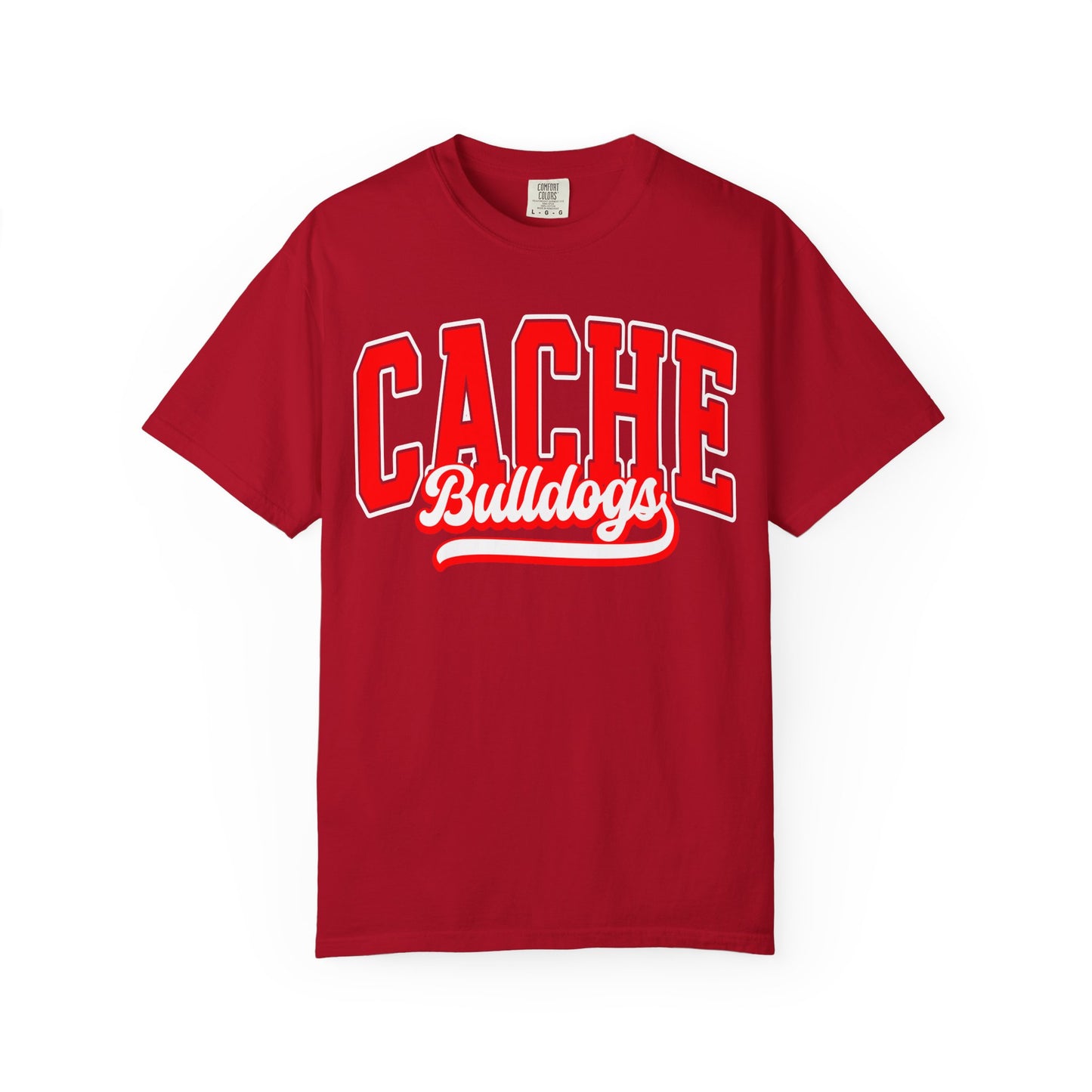 Cache Bulldogs Retro Comfort Colors Tee
