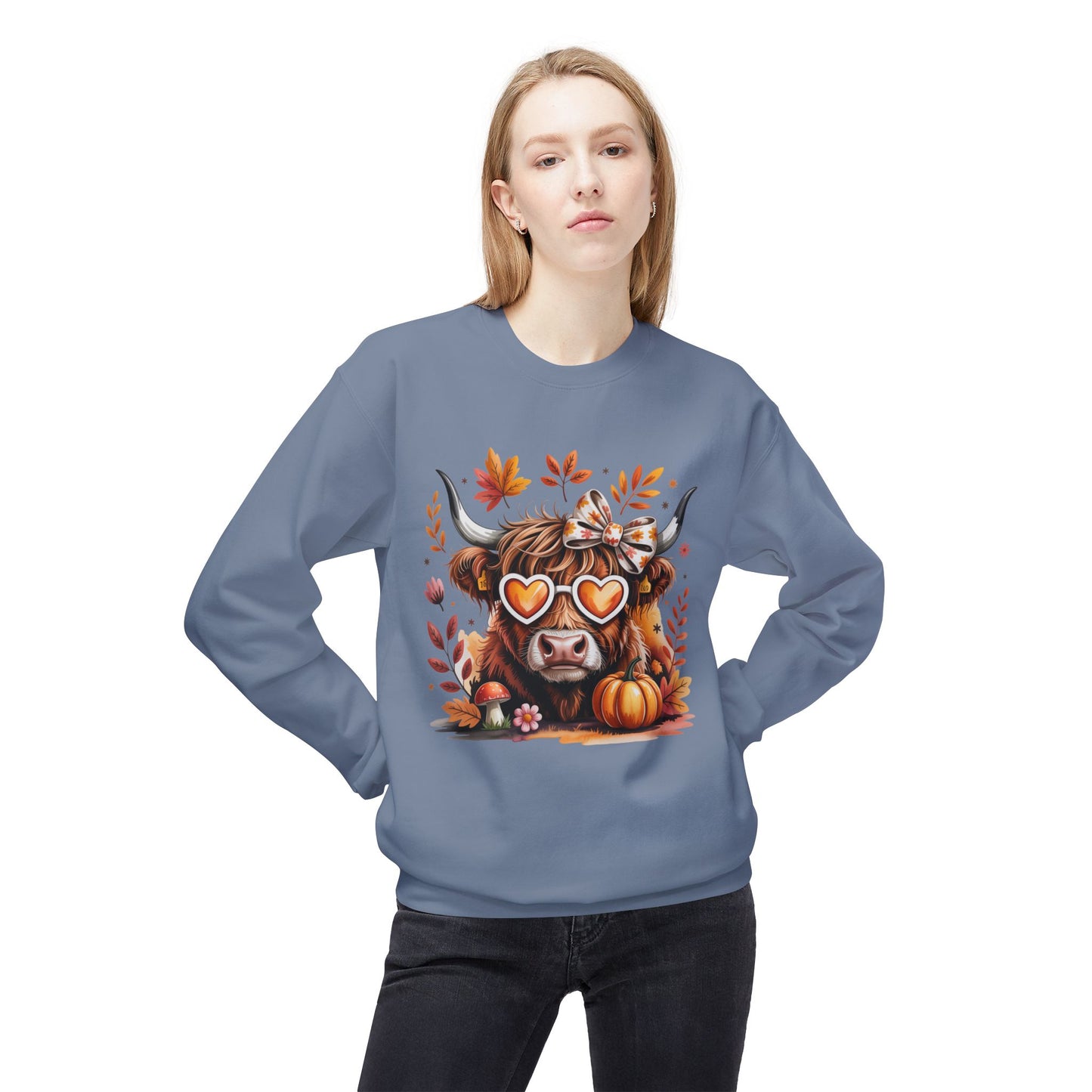 Fall highland cow Sweatshirt