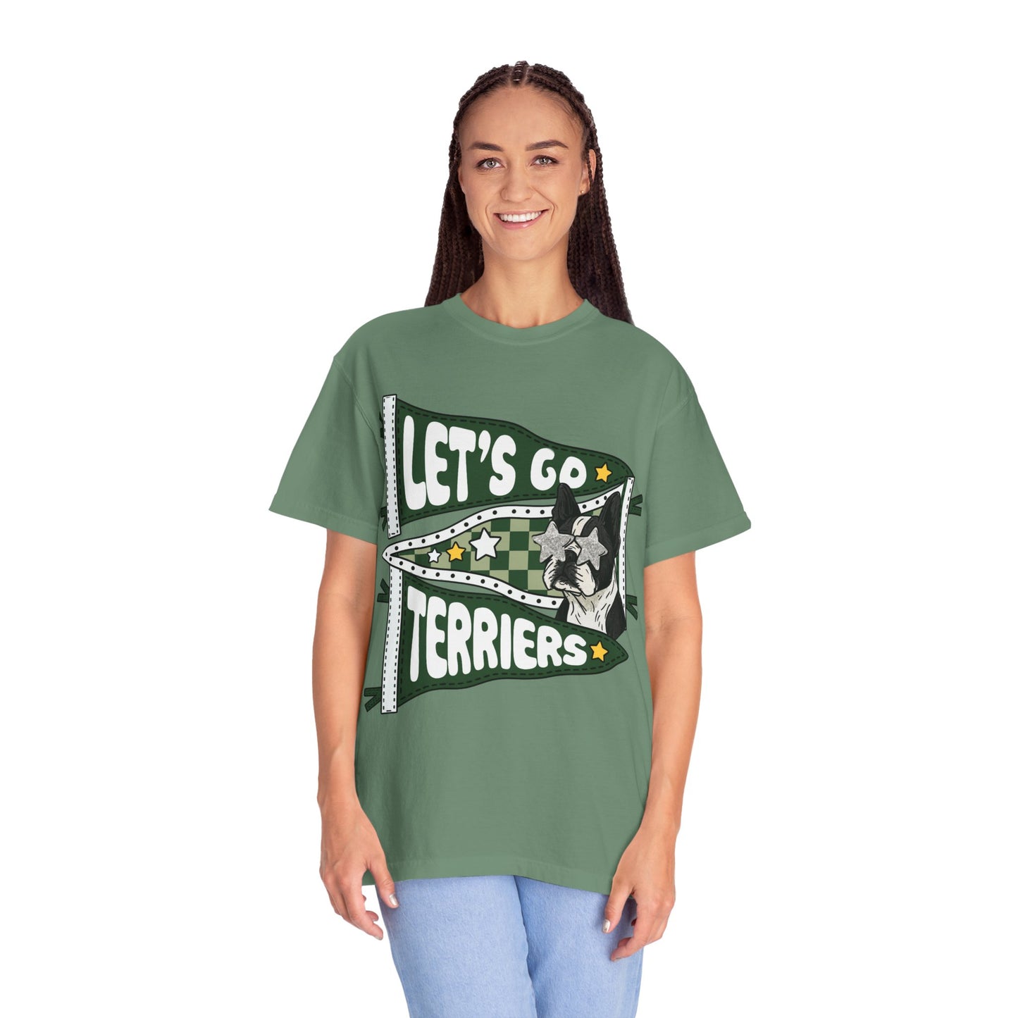Pennant Flag Terriers Comfort Colors