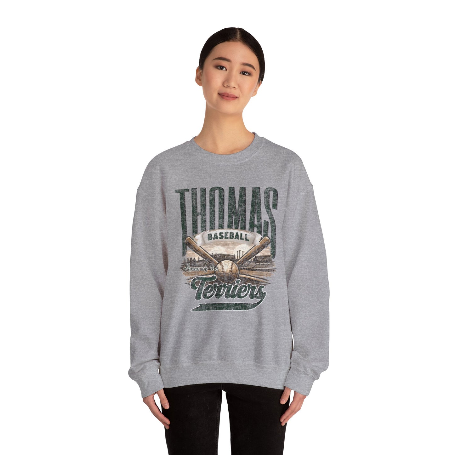 Thomas Baseball Crewneck Sweatshirt