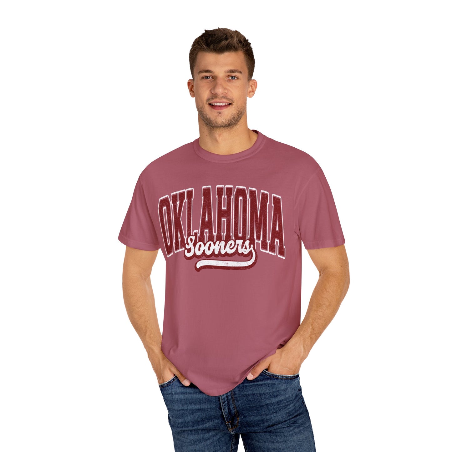 Retro comfort colors tee Oklahoma
