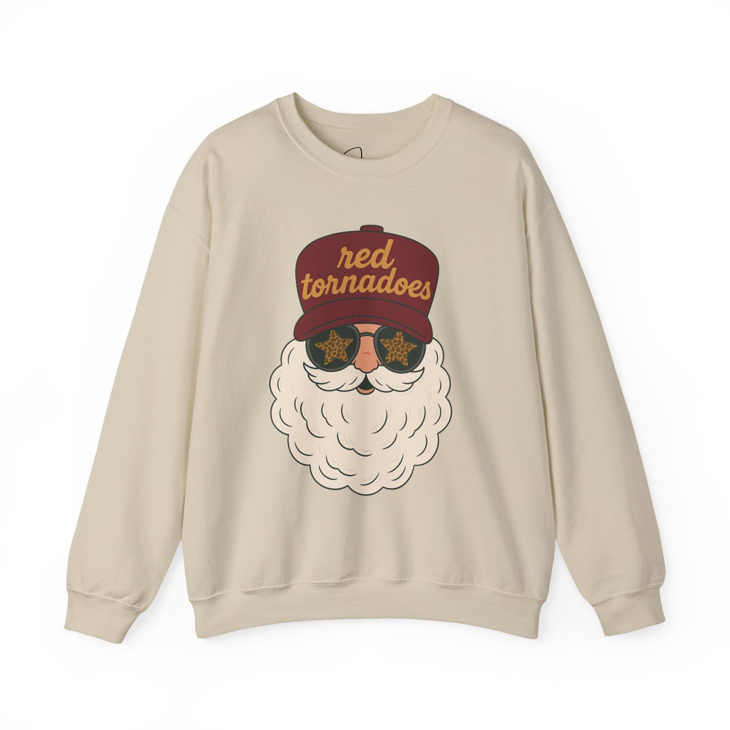 Red Tornadoes Santa Crewneck