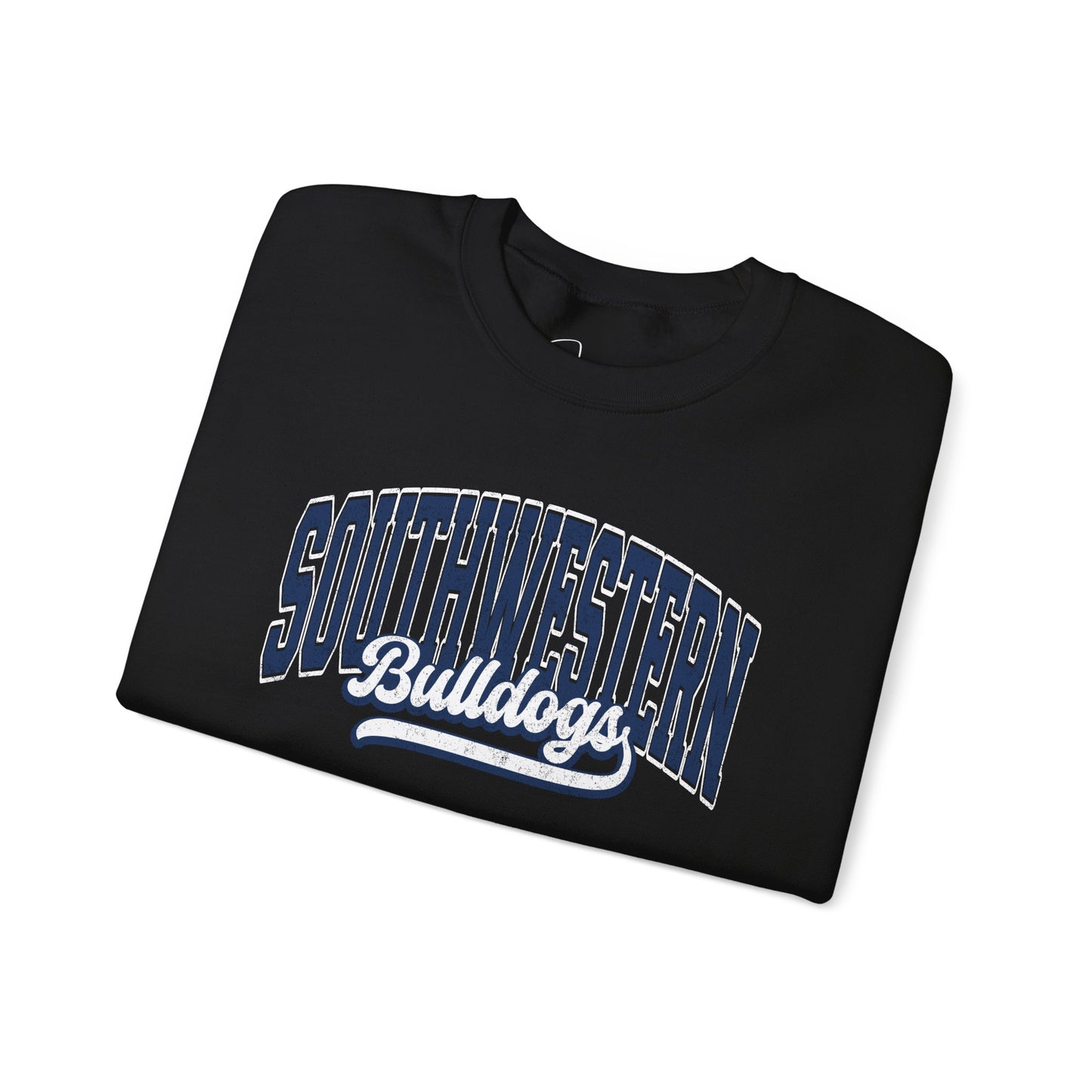Retro bulldogs Heavy Blend™ Crewneck Sweatshirt