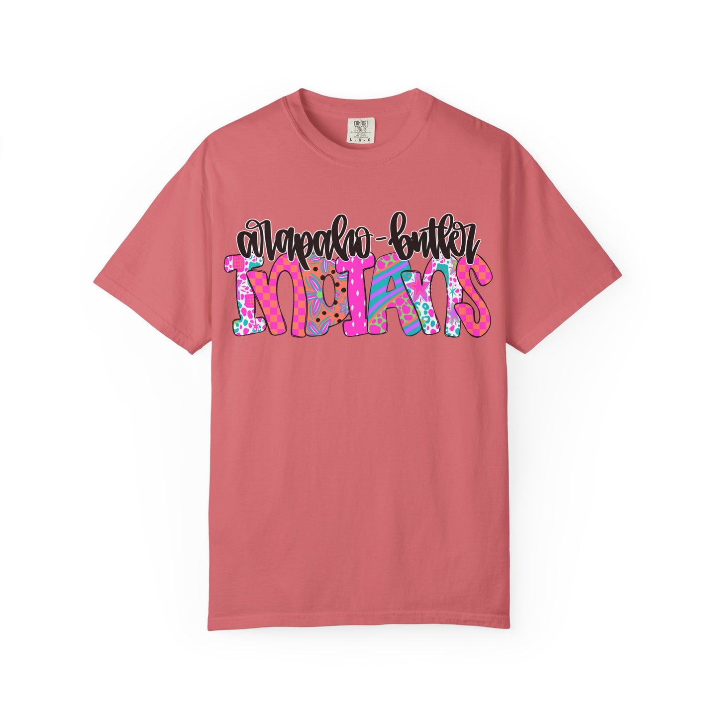 AB Indians Funky Stacked Comfort Colors Tee