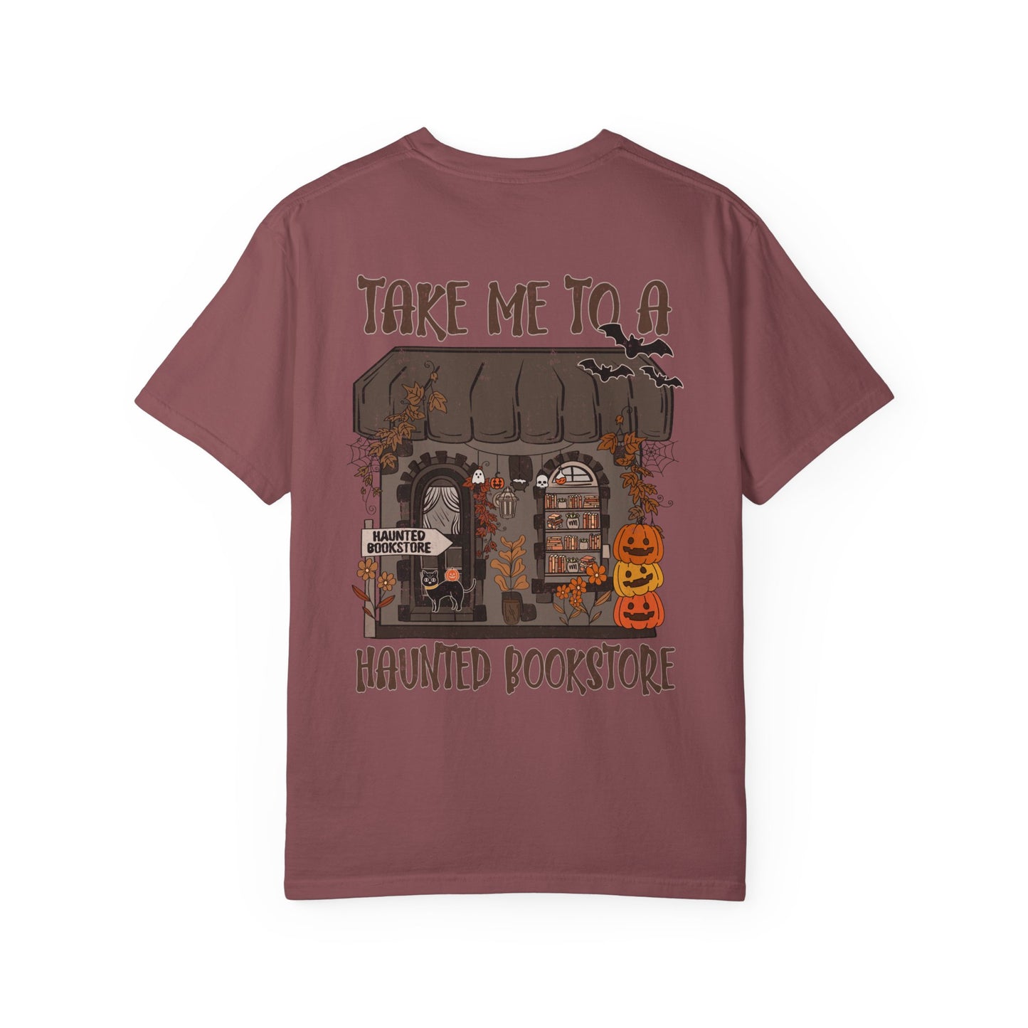 Take Me to a Haunted Bookstore Tee