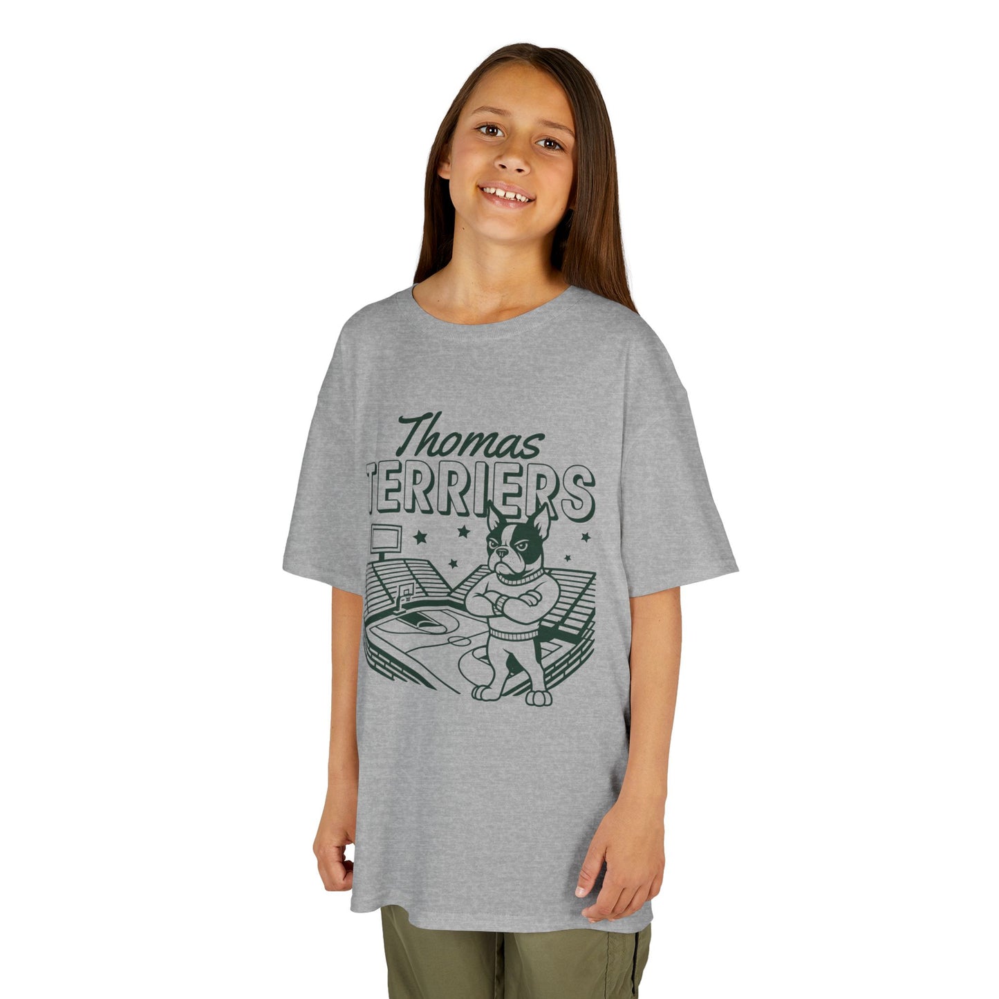 Youth Thomas Terriers Basketball Tee