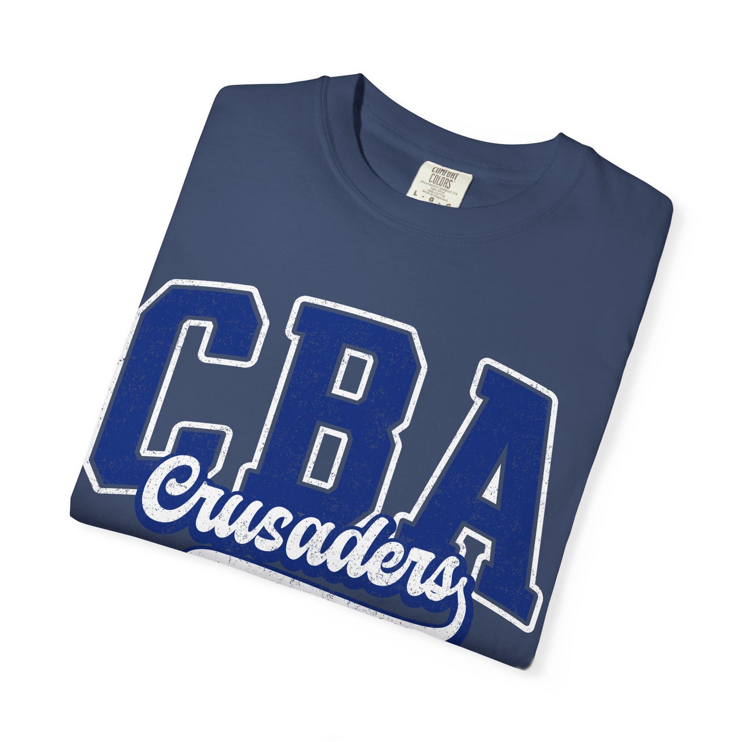 CBA Crusaders Varsity Text Comfort Colors