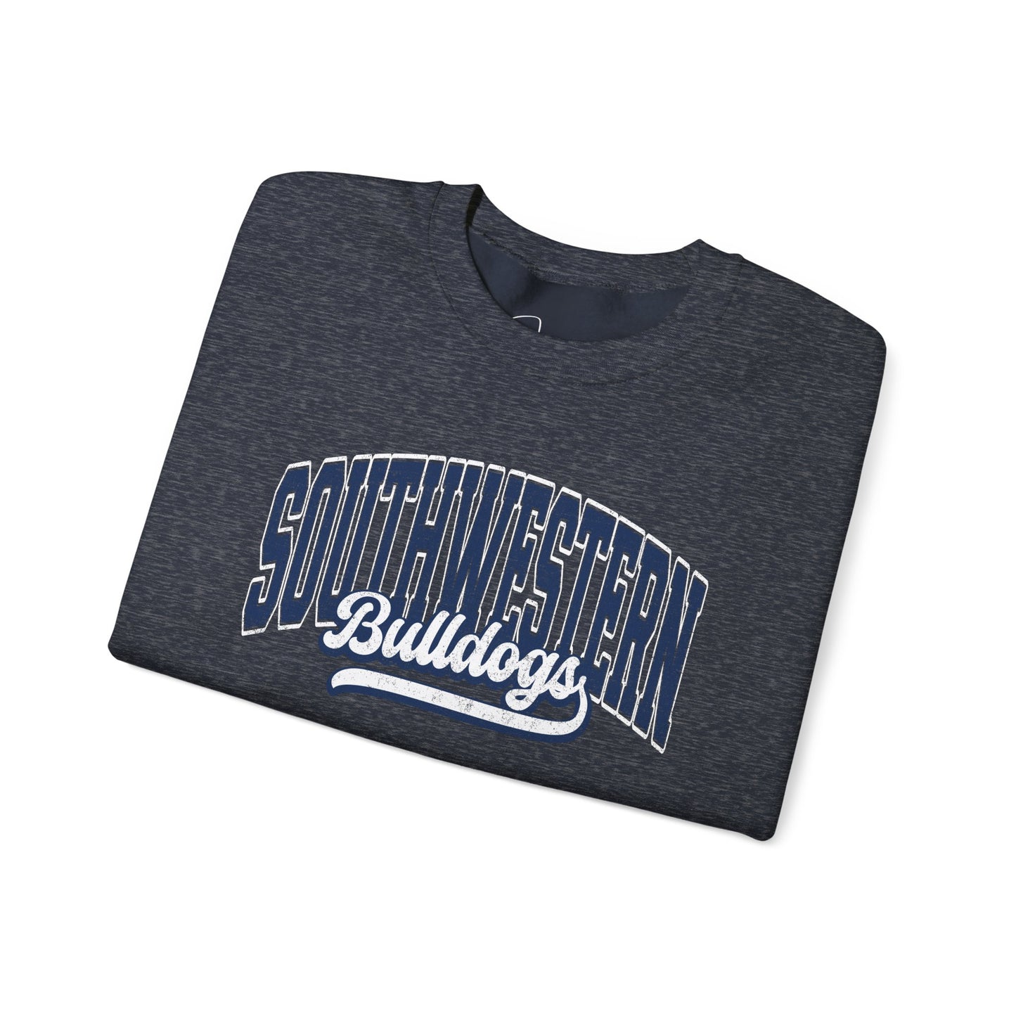 Retro bulldogs Heavy Blend™ Crewneck Sweatshirt