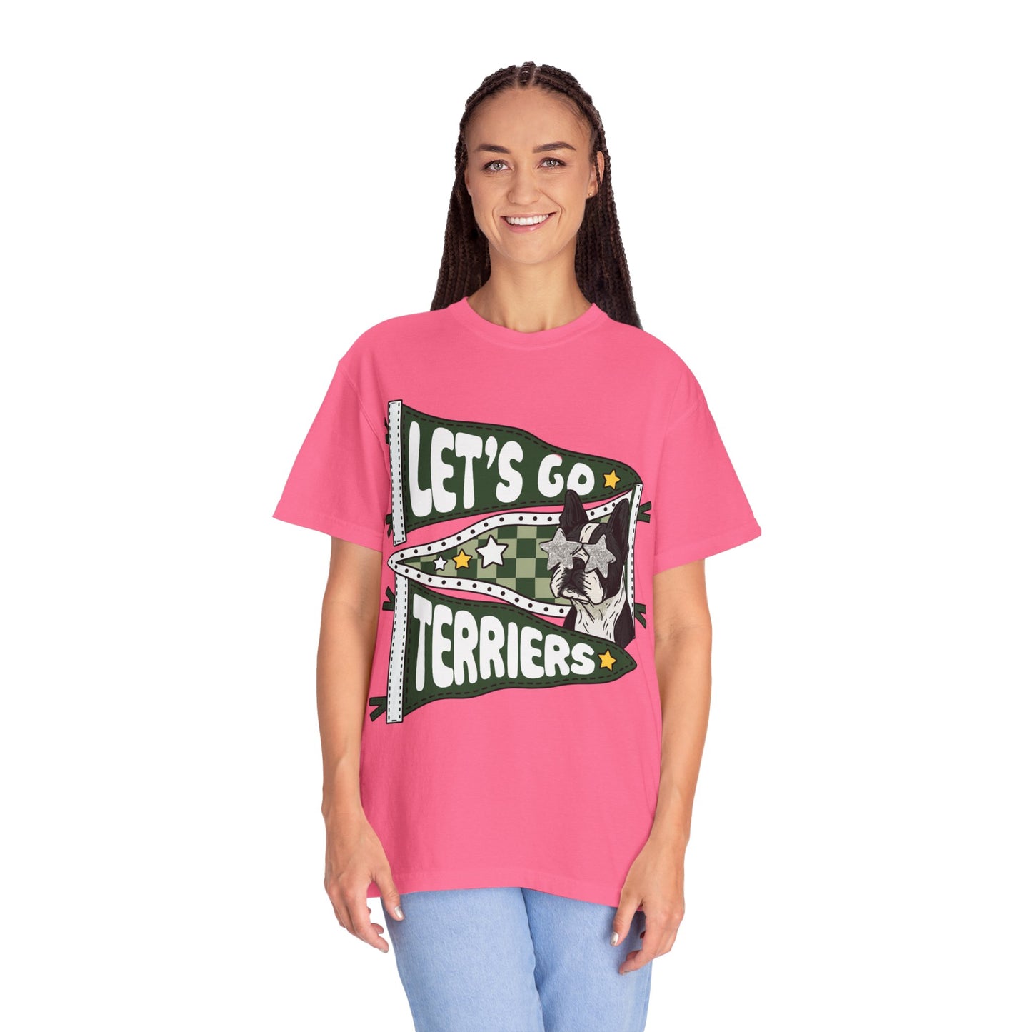 Pennant Flag Terriers Comfort Colors