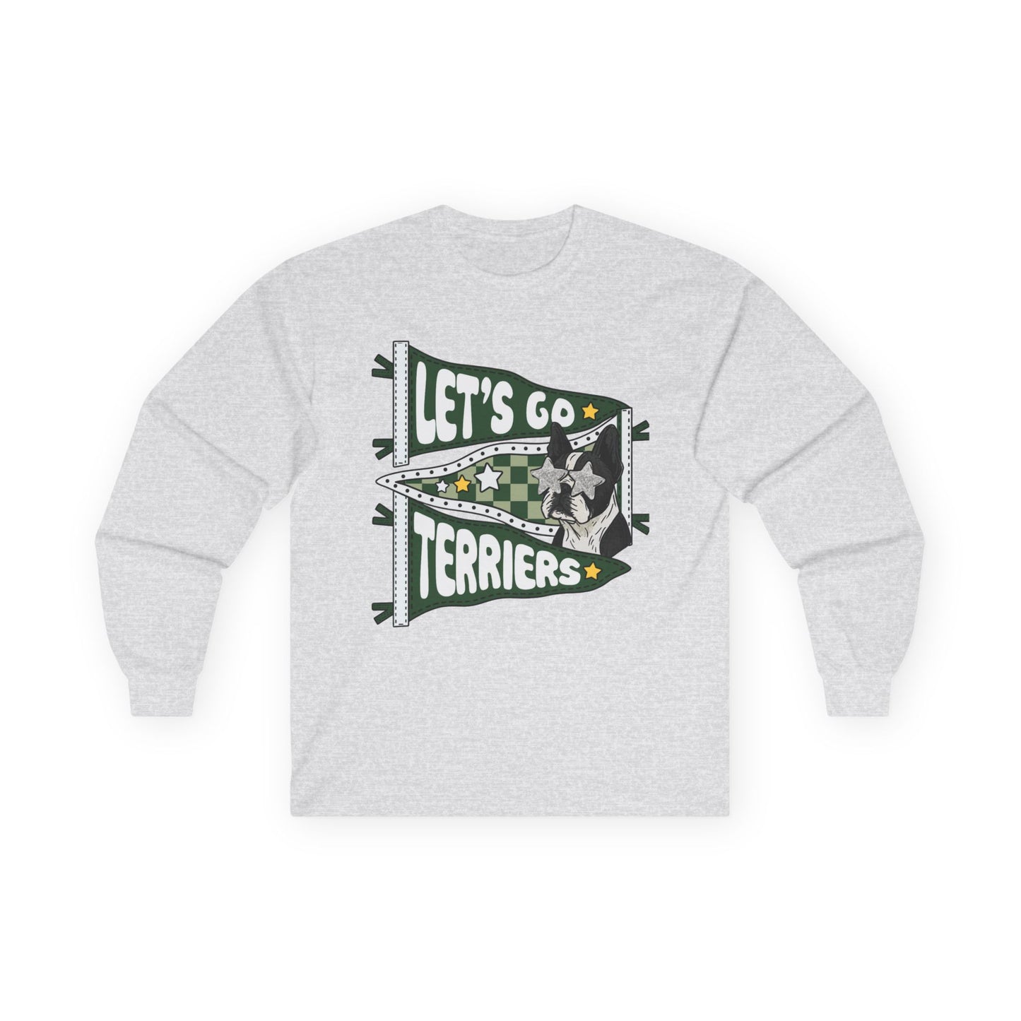 Lets Go Terriers Long Sleeve Pendant