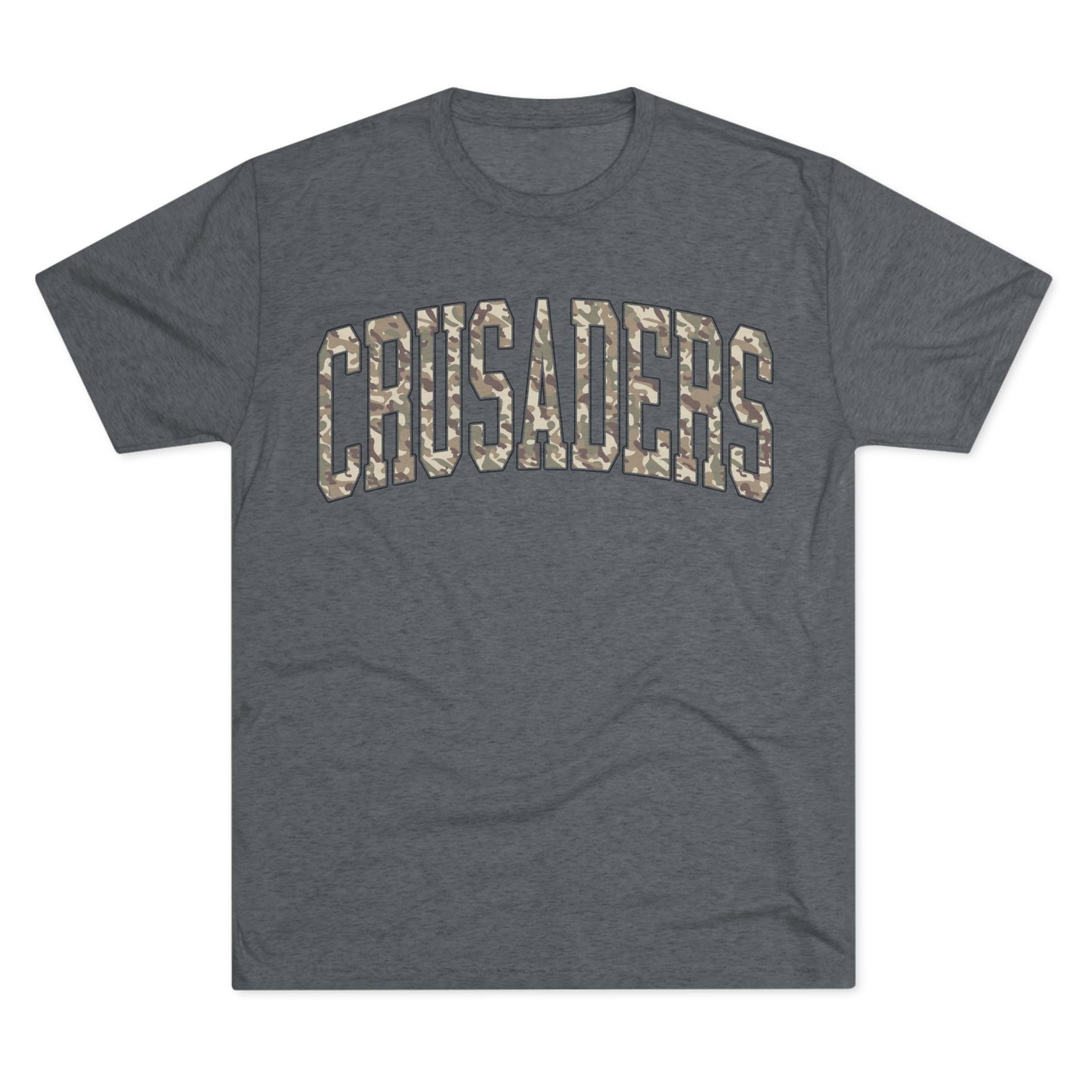 Camo Crusaders Tri-Blend Crew Tee