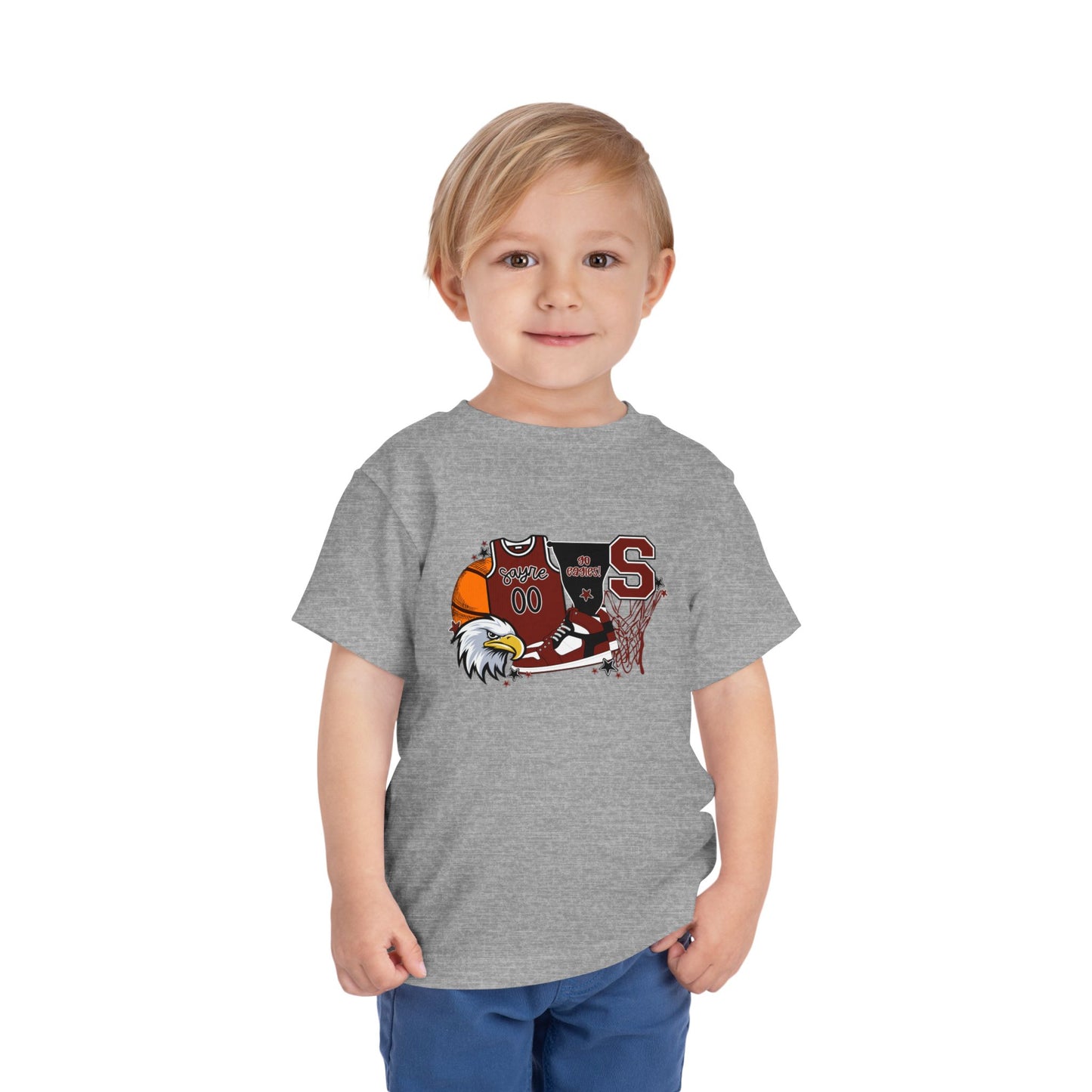 Limited Time Toddler Sayre Eagles Custom Jersey Tee