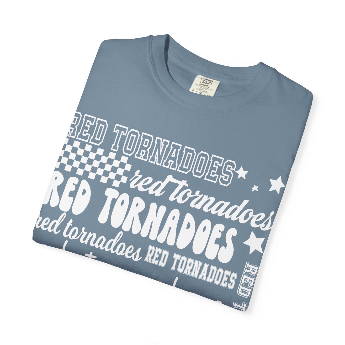 Red Tornadoes Repeated Comfort Colors Tee