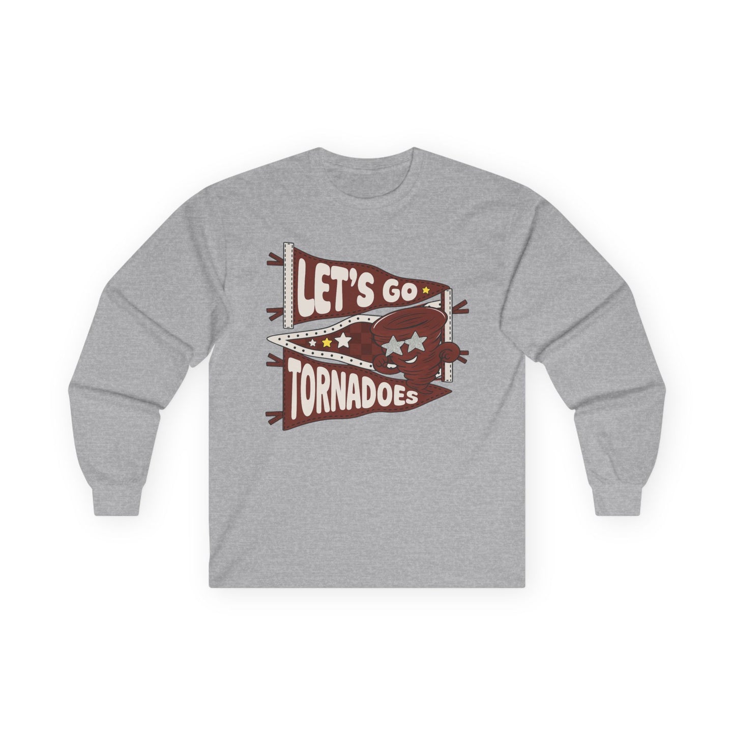 Lets Go Tornadoes Long Sleeve Pennant