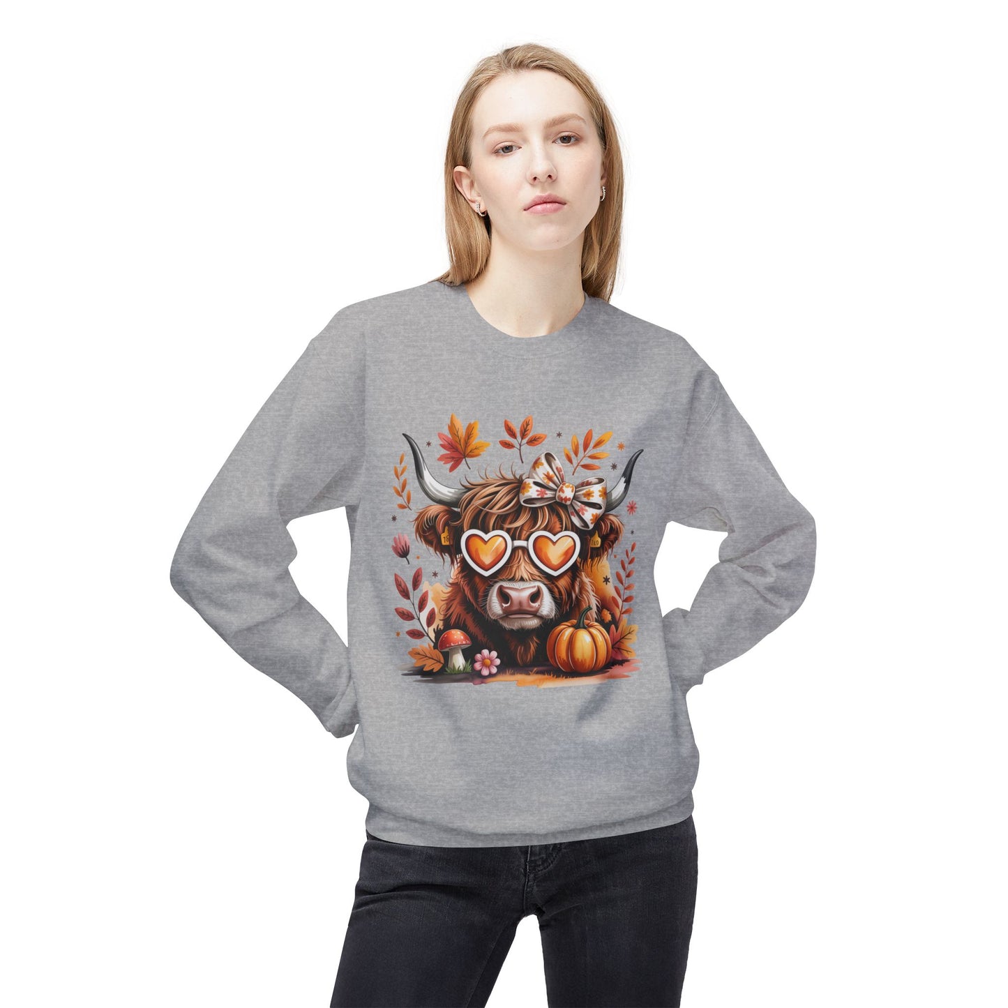Fall highland cow Sweatshirt