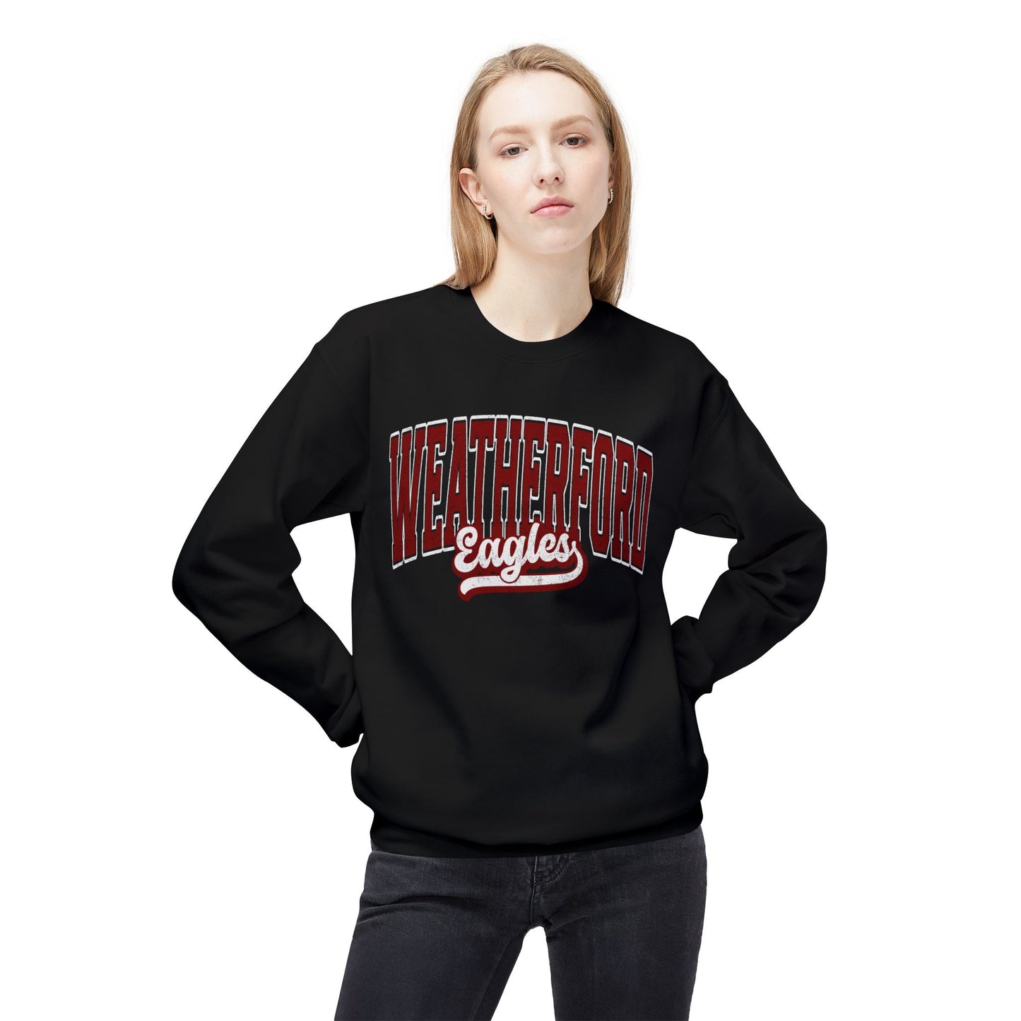 Gildan Midweight Softstyle Fleece Crewneck Sweatshirt Weatherford