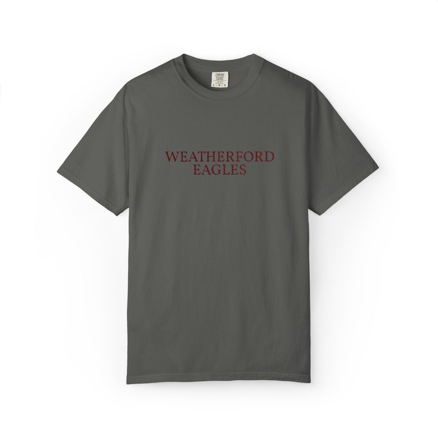 Embroidered Weatherford Eagles Comfort Colors Tee