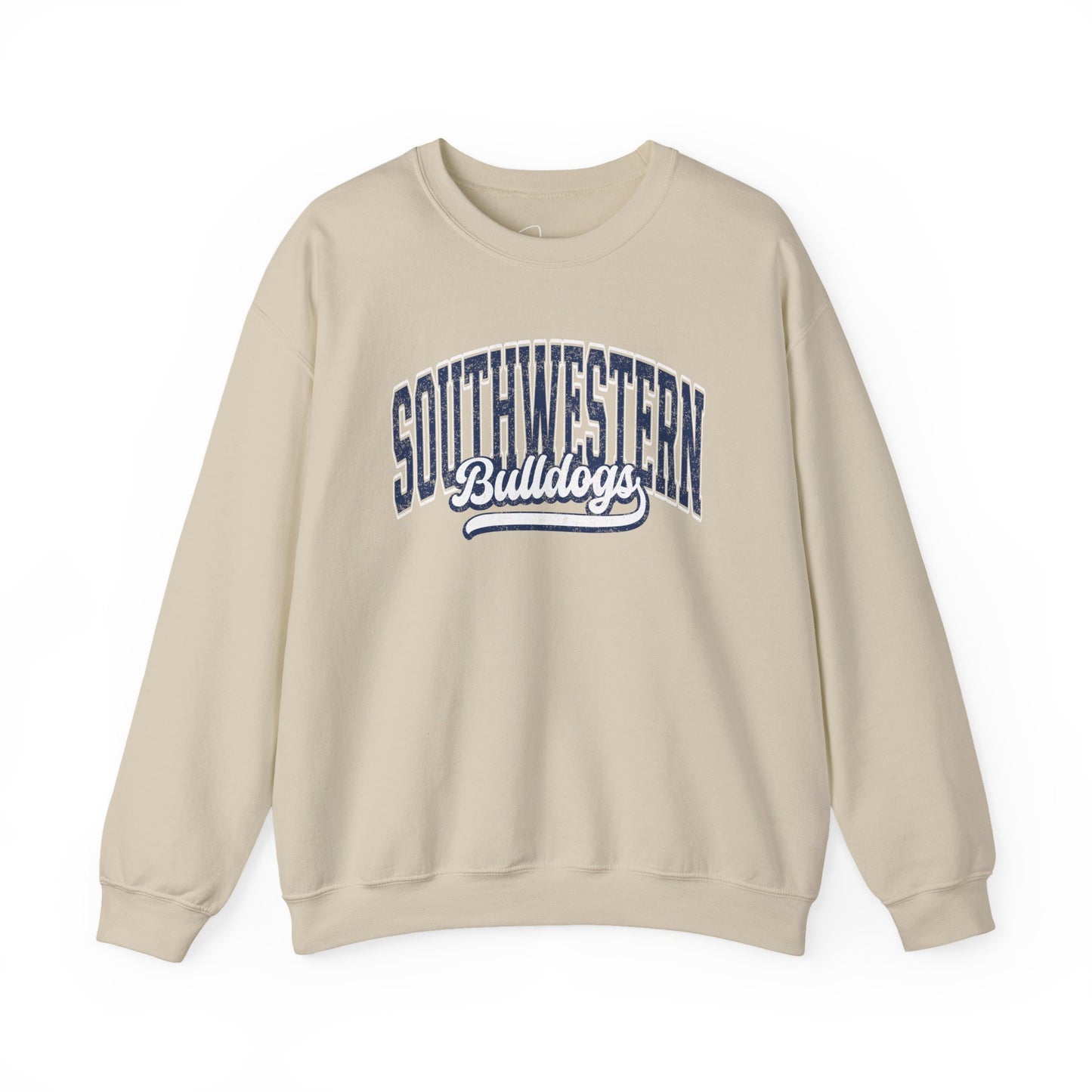 Retro bulldogs Heavy Blend™ Crewneck Sweatshirt