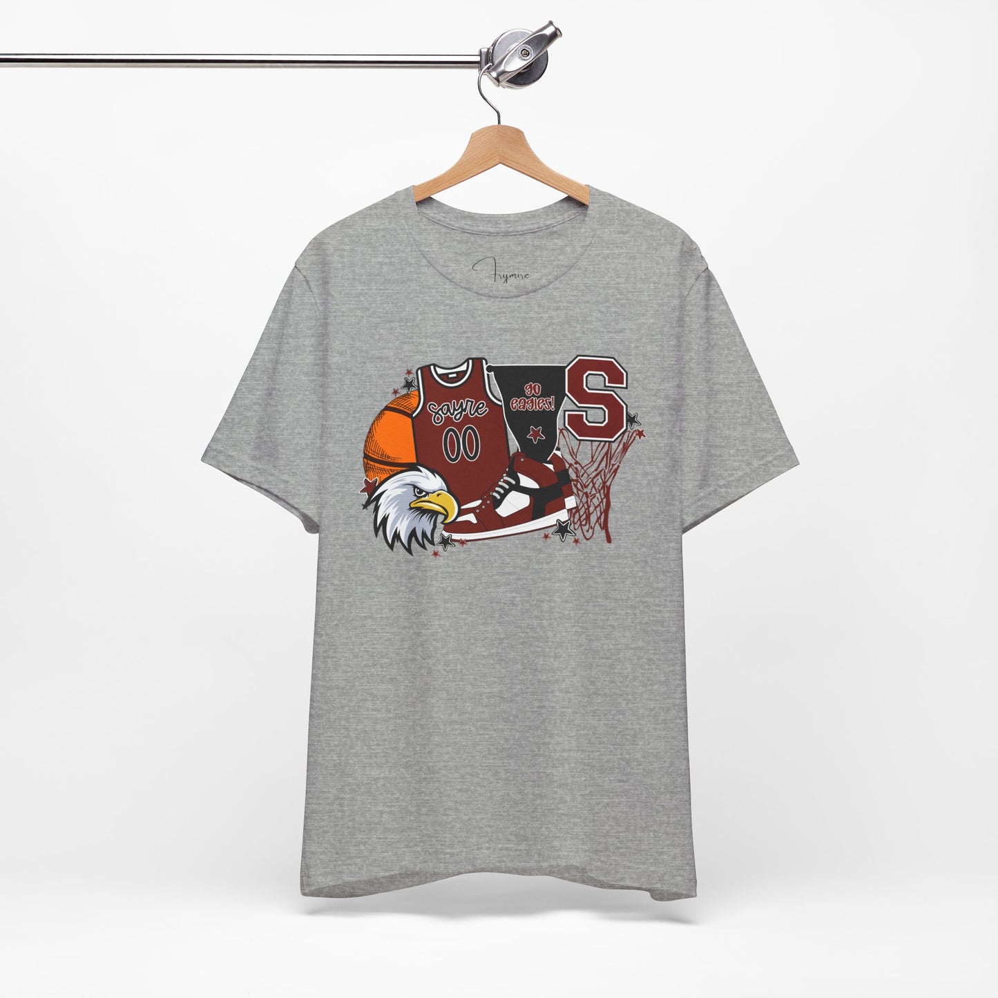Limited Time Sayre Eagles Custom Jersey Bella Canvas Tee