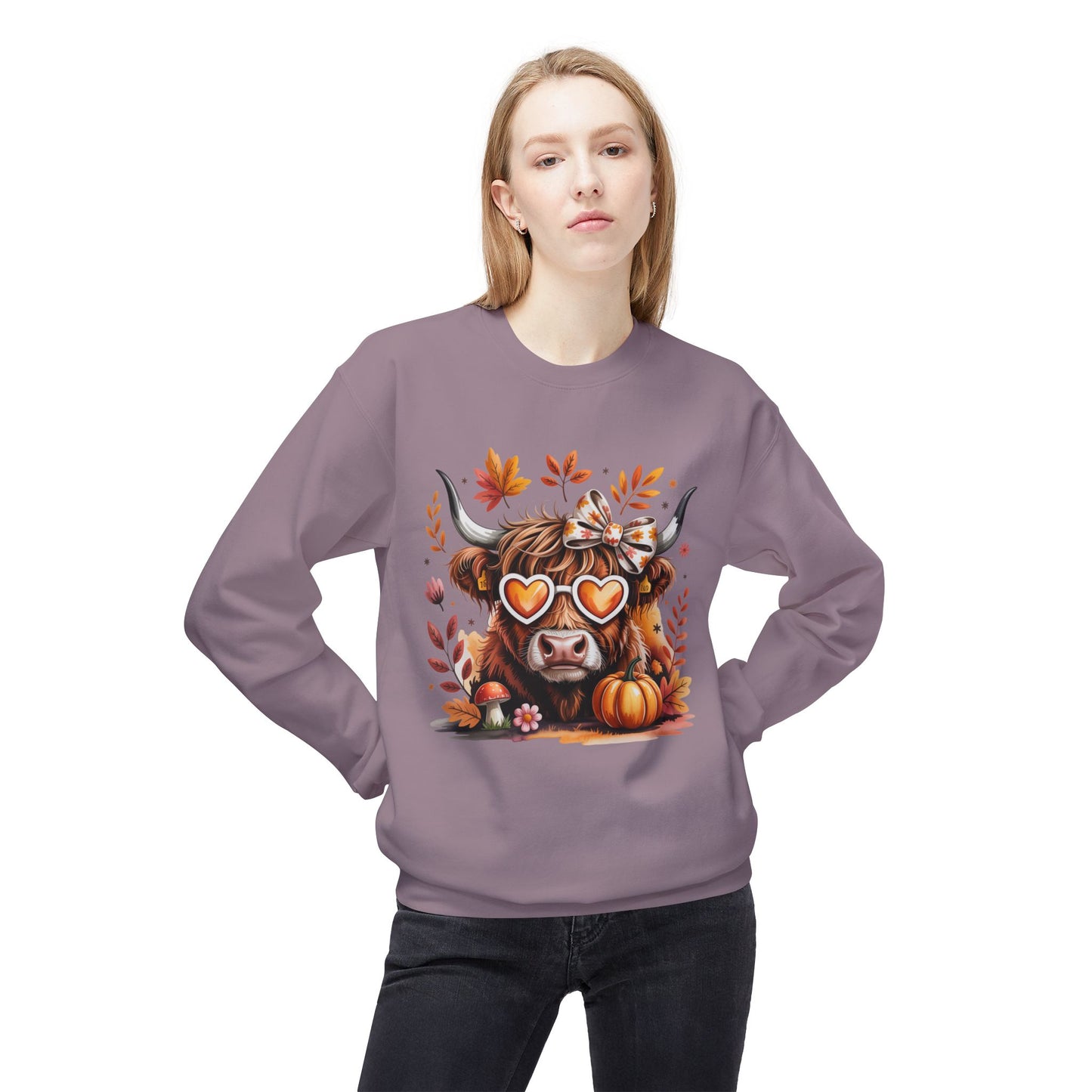 Fall highland cow Sweatshirt