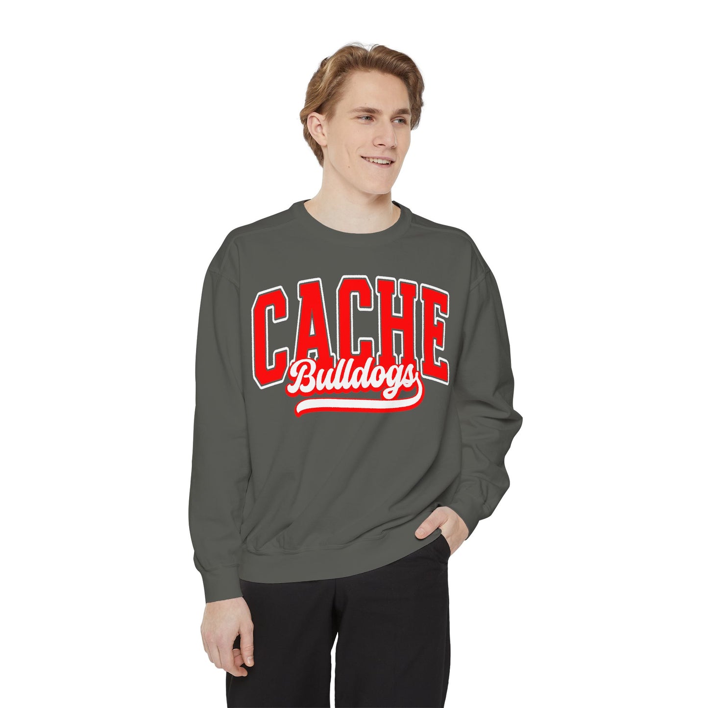 Cache Bulldogs Heavy Weight Comfort Colors Crewneck