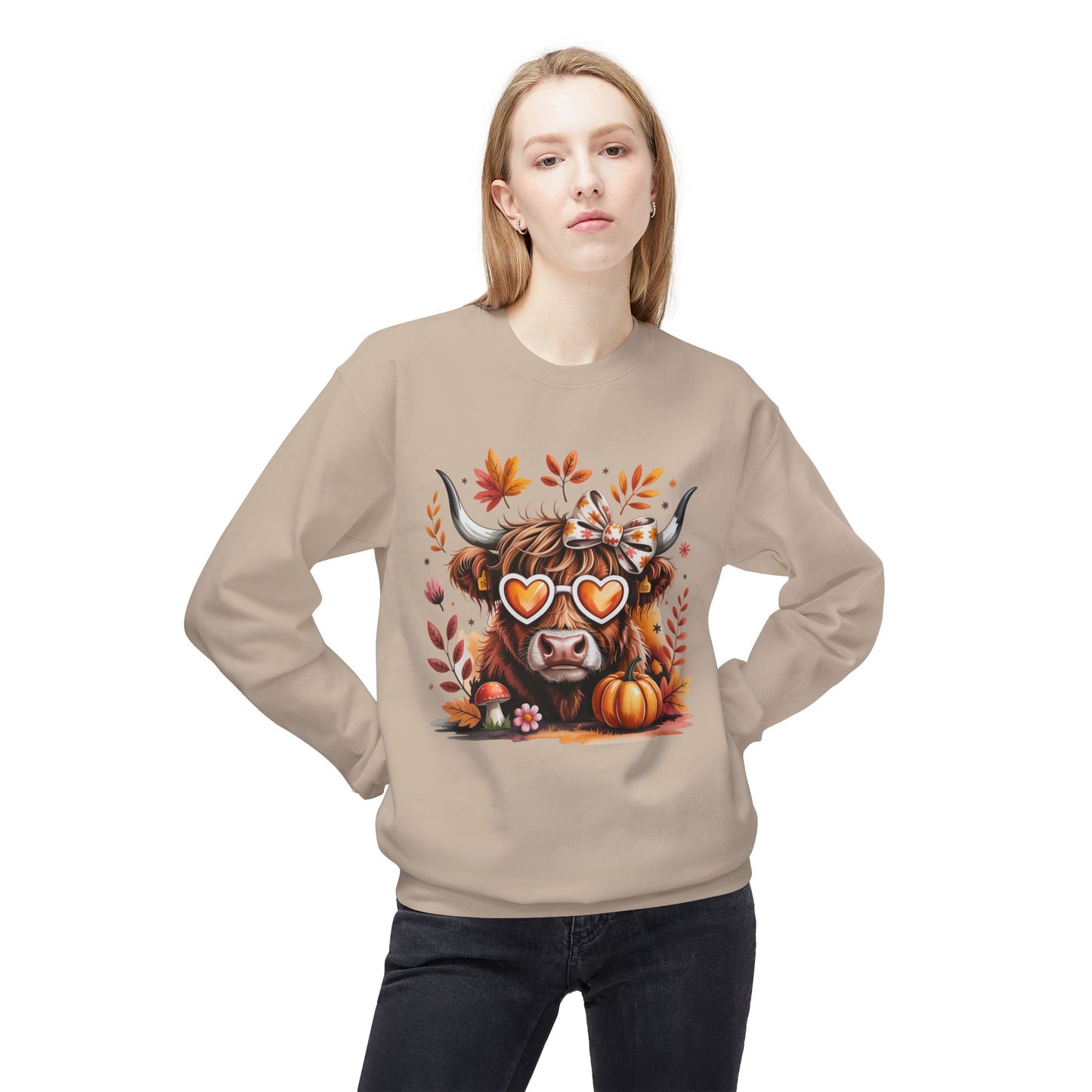 Fall highland cow Sweatshirt