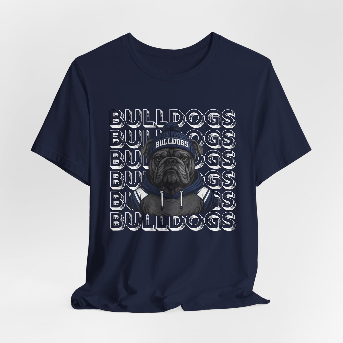 Stacked Bulldogs Bella Canvas