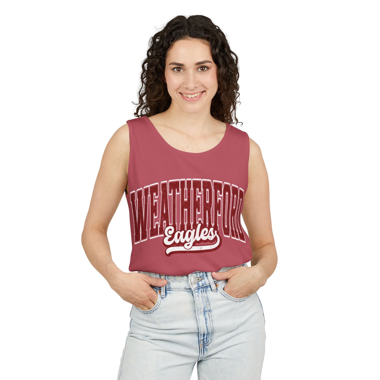 Weatherford Eagles Comfort Colors Tank Top