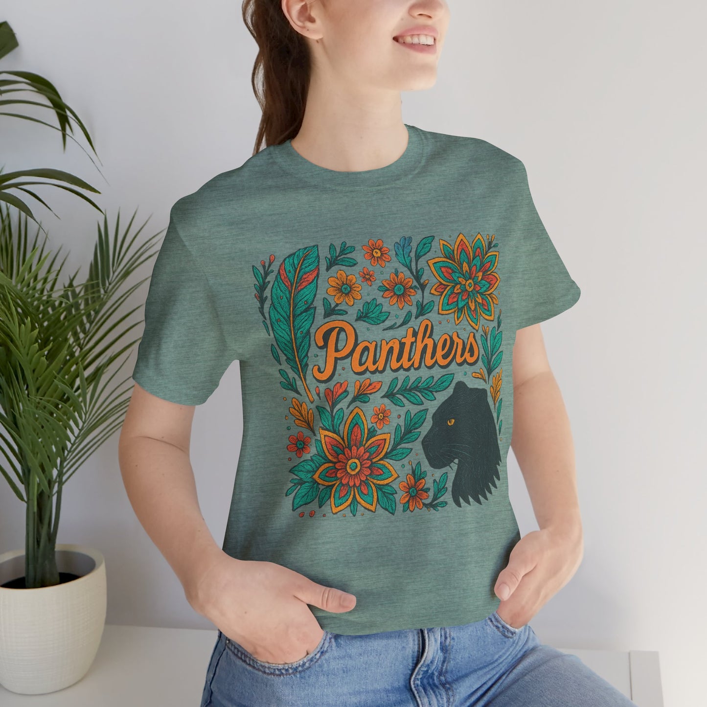 Boho Panthers Bella Canvas