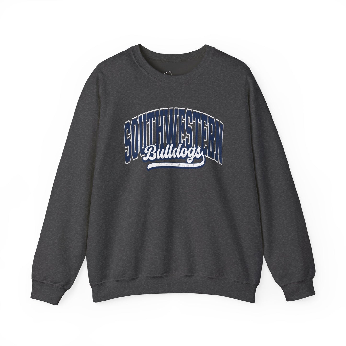 Retro bulldogs Heavy Blend™ Crewneck Sweatshirt