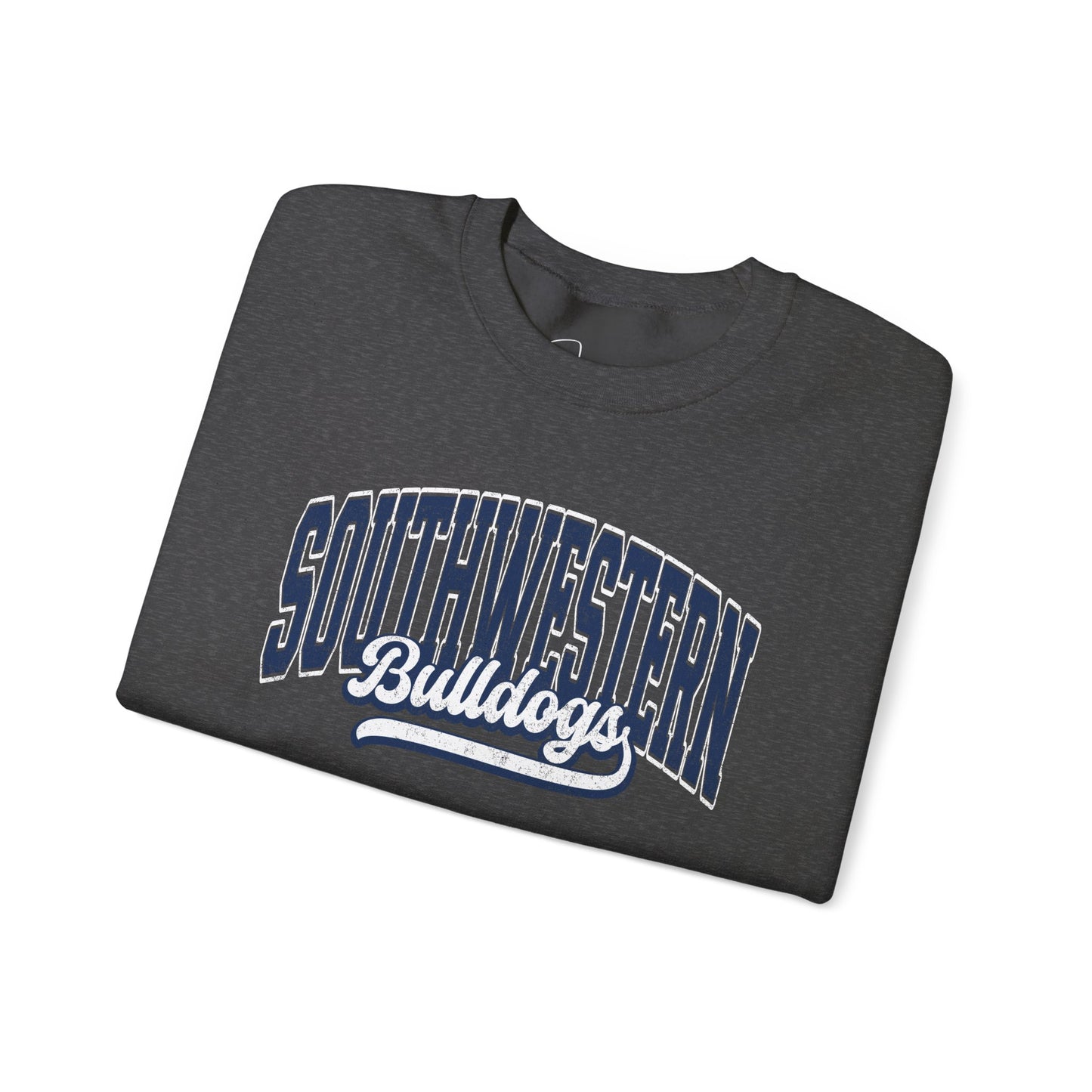 Retro bulldogs Heavy Blend™ Crewneck Sweatshirt
