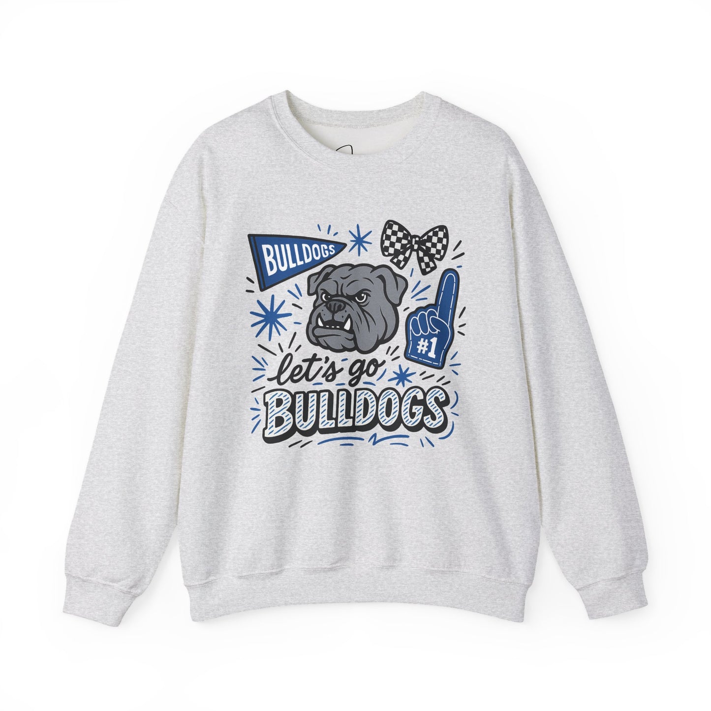 Lets Go Bulldogs Crewneck Sweatshirt