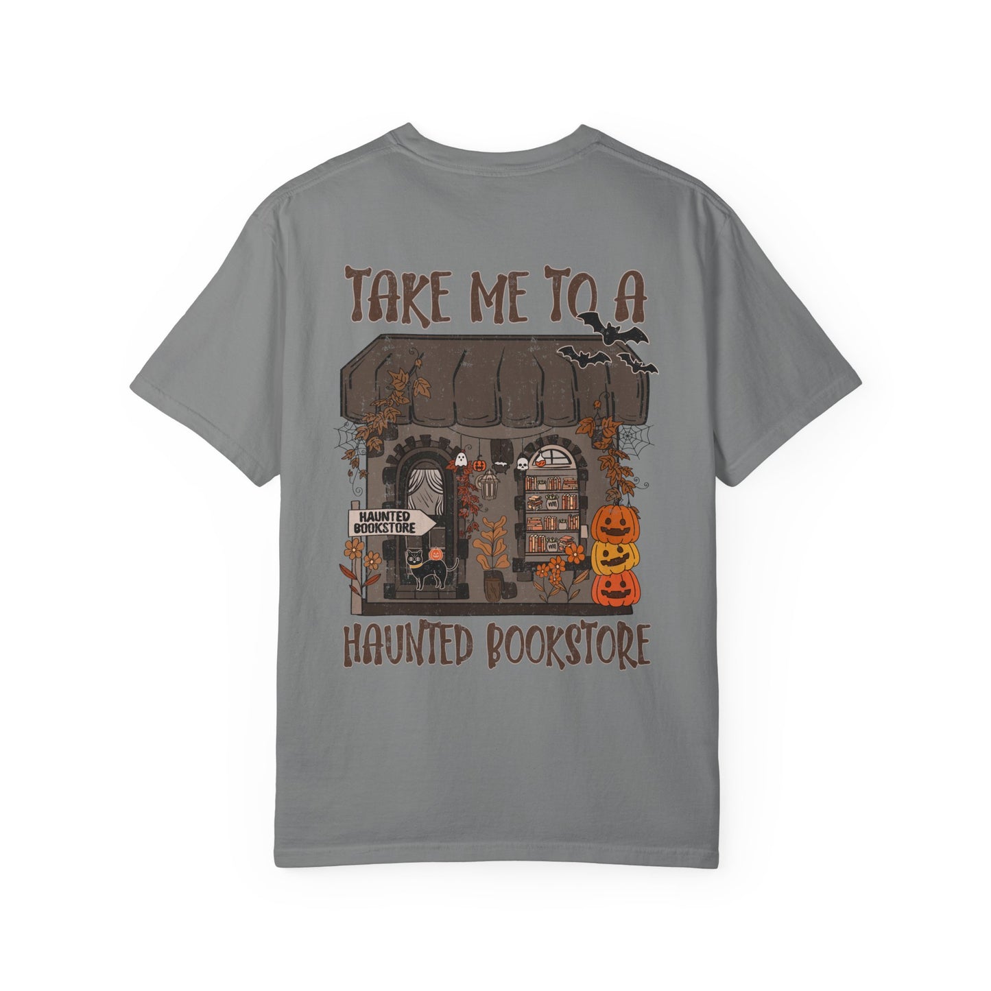Take Me to a Haunted Bookstore Tee