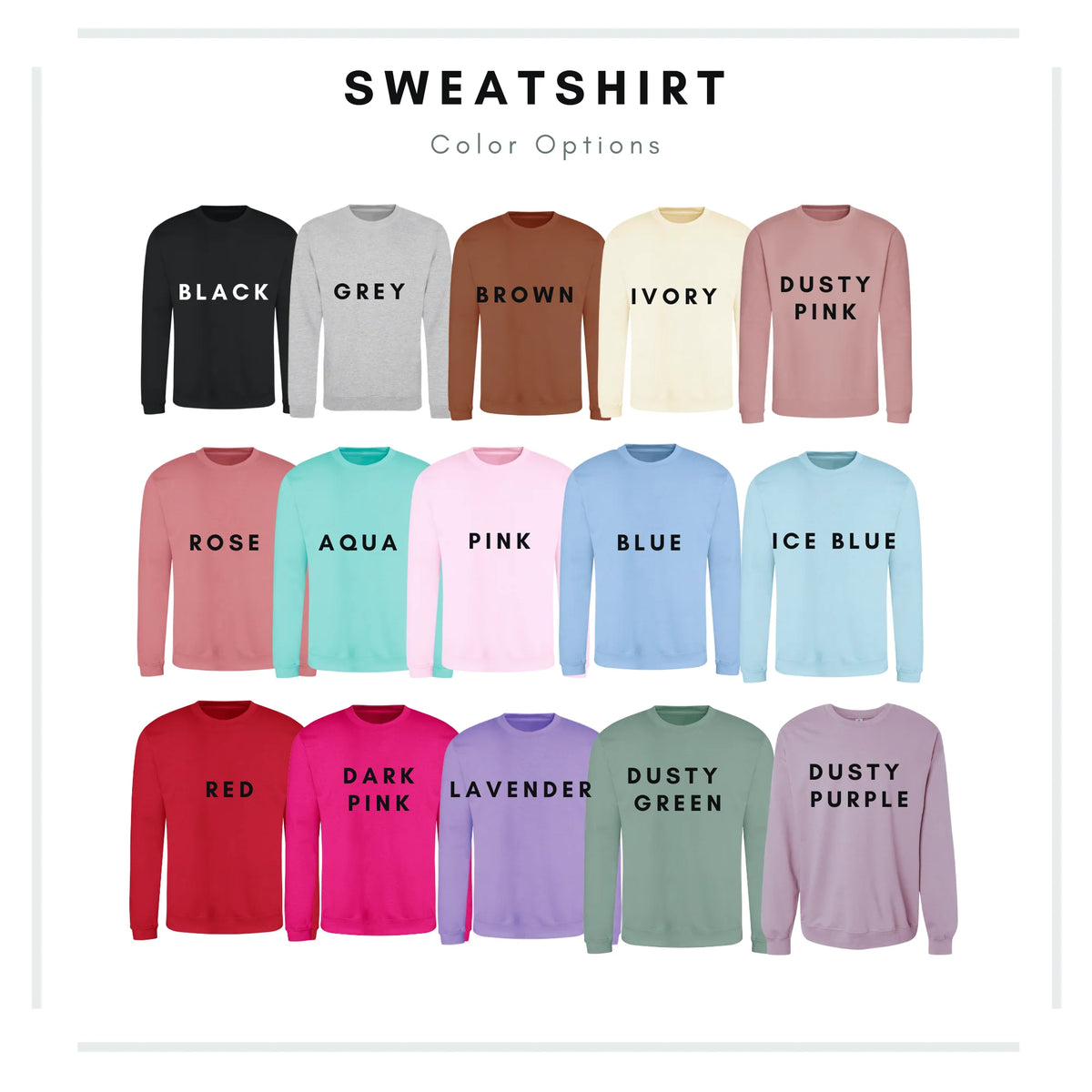 Custom Bling Crewneck PREORDER- Closing 10/14