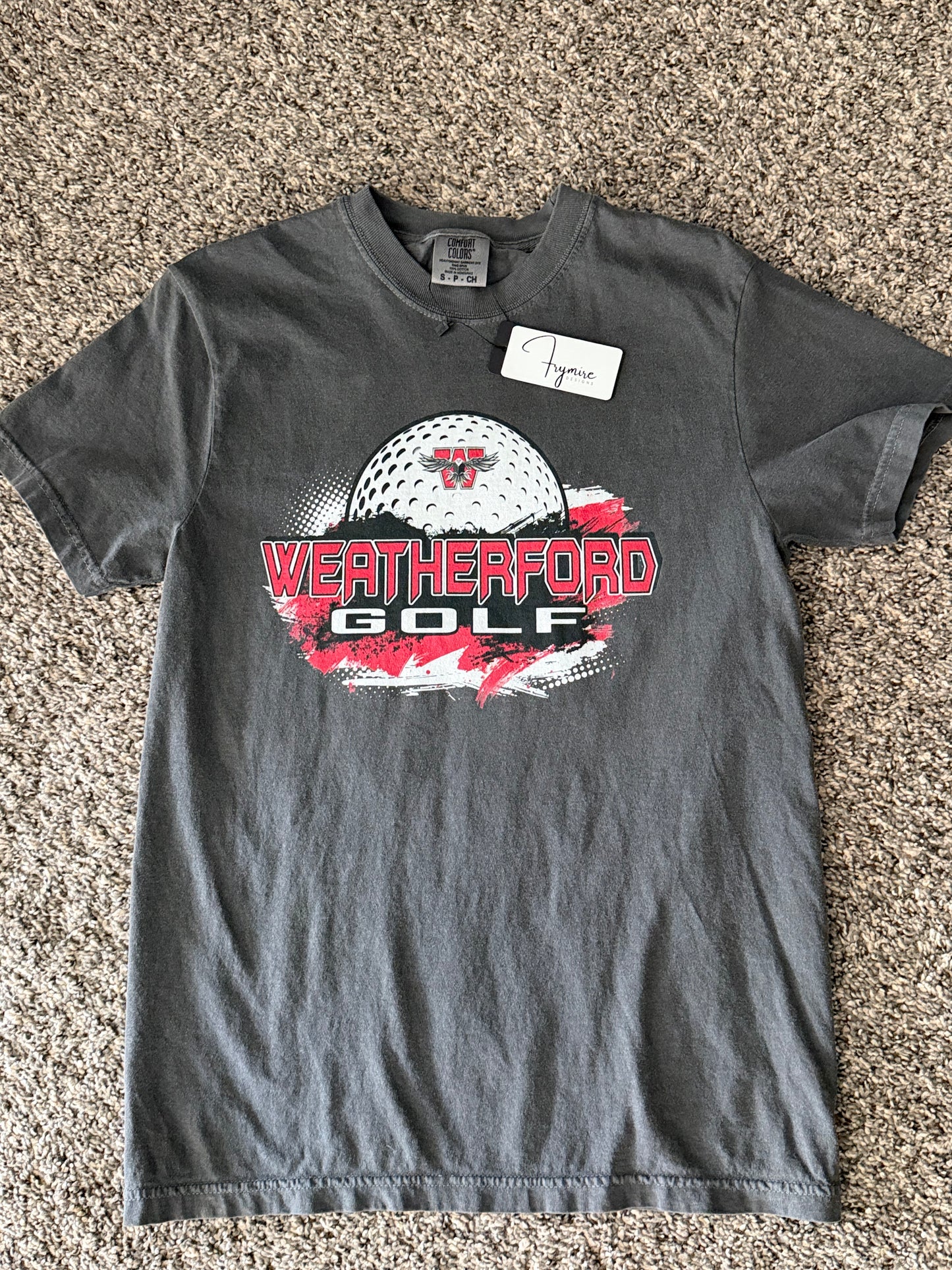 Weatherford golf comfort colors tshirt